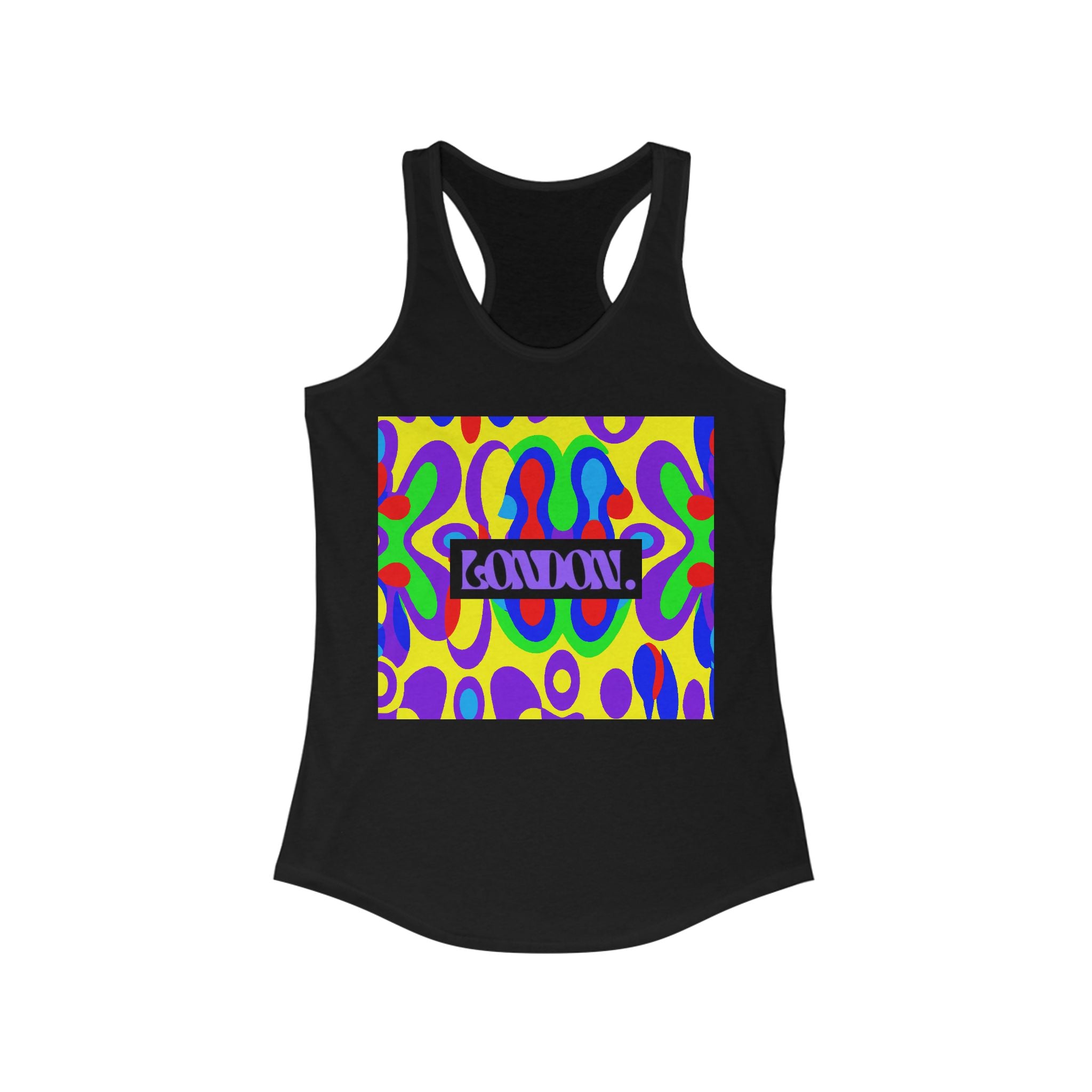 "Kaleidoscope Carousel" - Racerback Tank Top