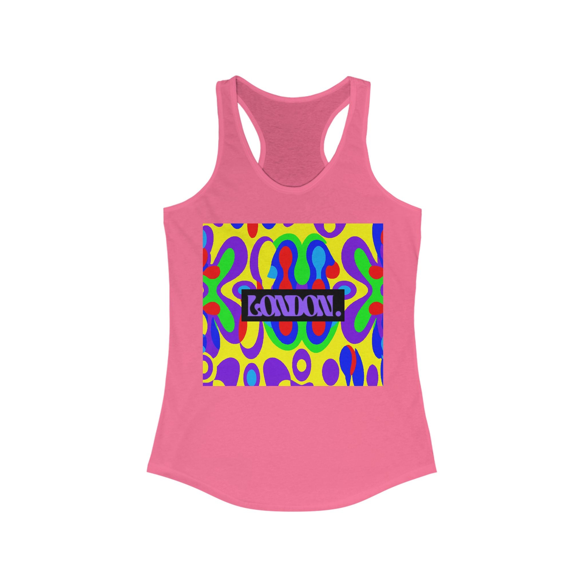 "Kaleidoscope Carousel" - Racerback Tank Top