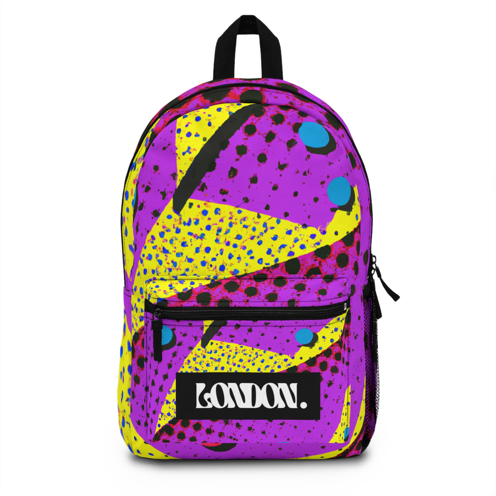 "Groovy Daisies & Cosmic Colors" - Backpack