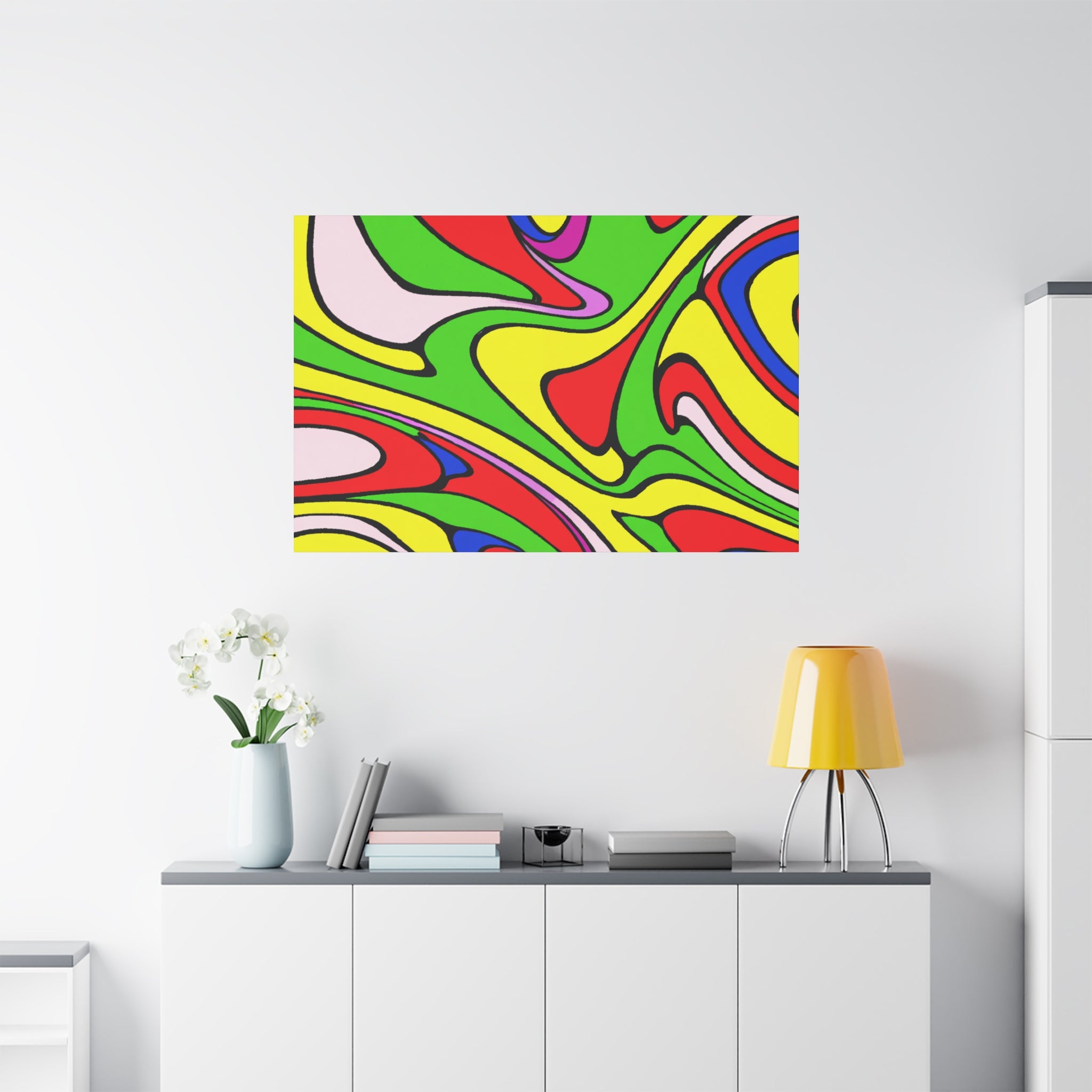 Groovy Kaleidoscope - Canvas
