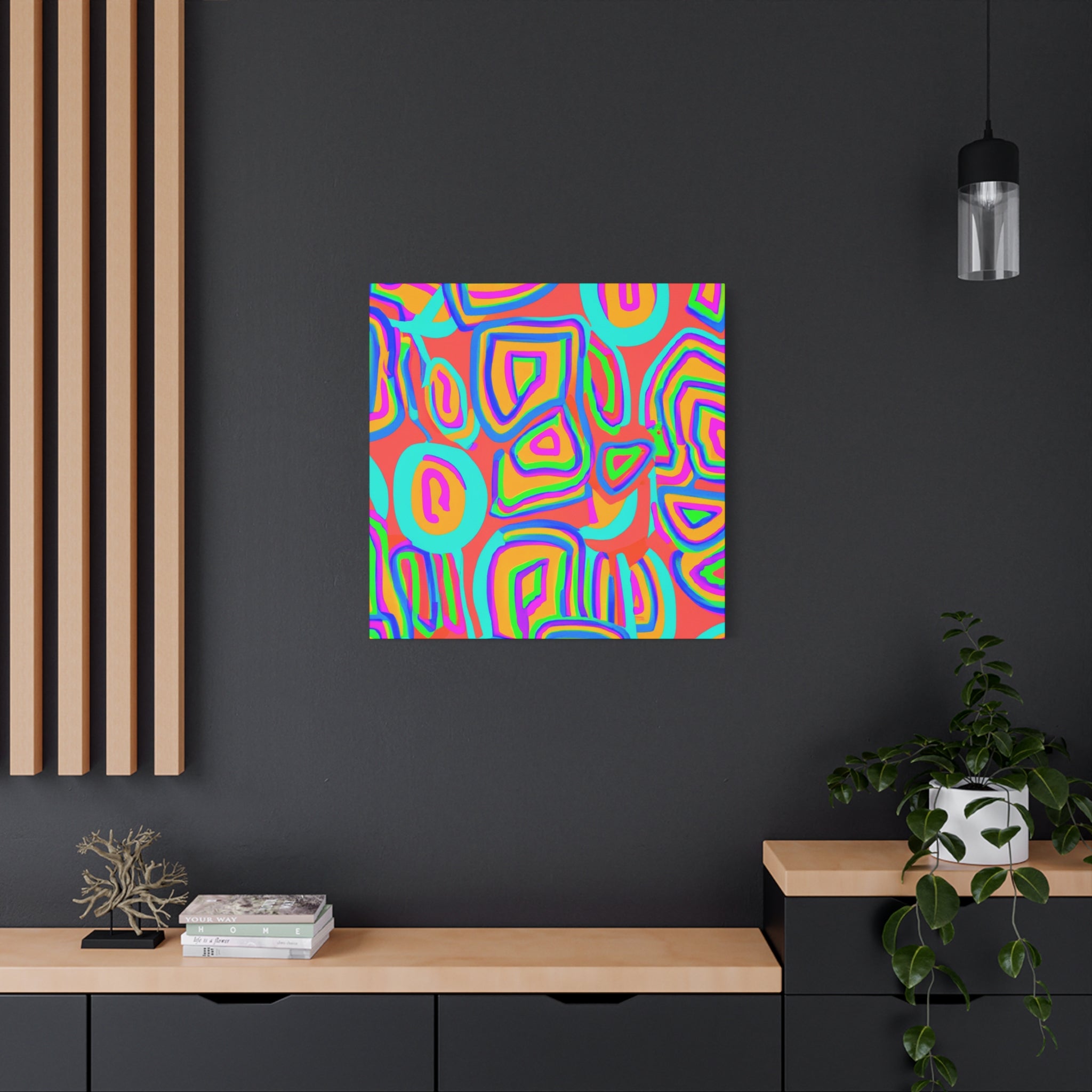 Groovy Kaleidoscope - Canvas