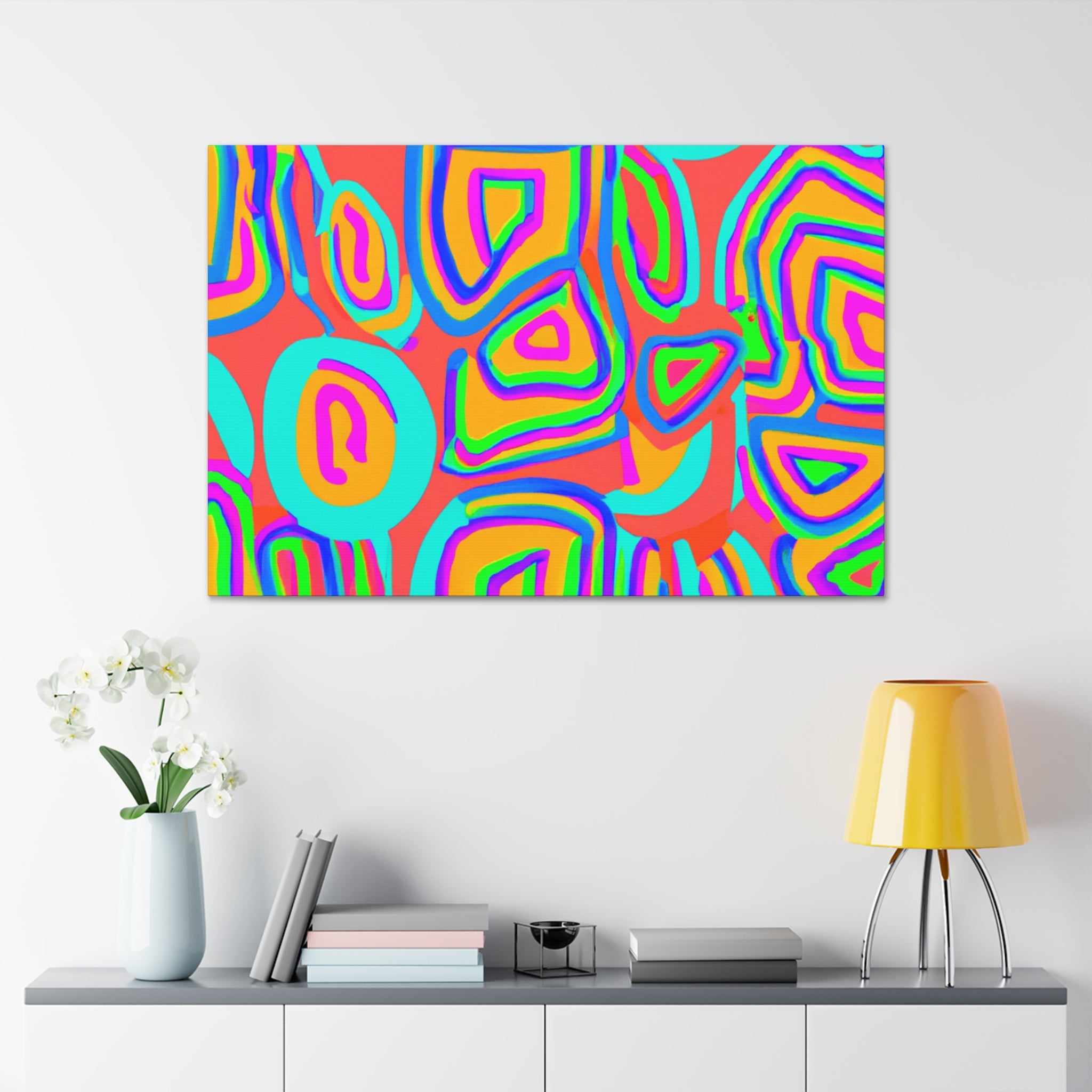 Groovy Kaleidoscope - Canvas