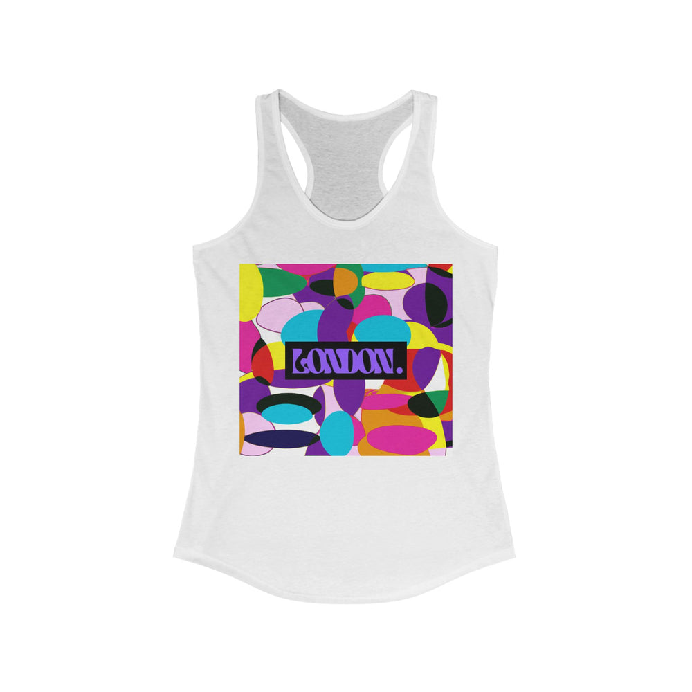 "Groovy Stardust Galaxy" - Racerback Tank Top
