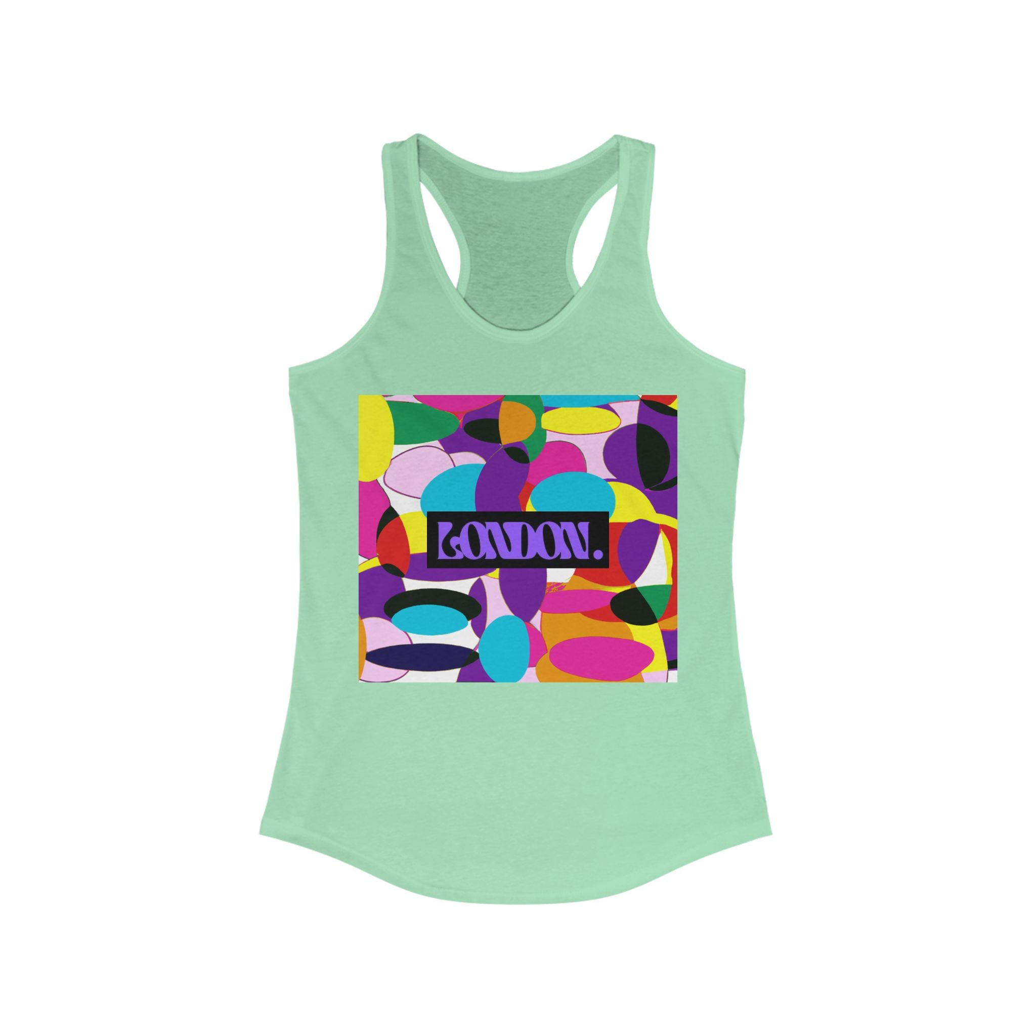 "Groovy Stardust Galaxy" - Racerback Tank Top