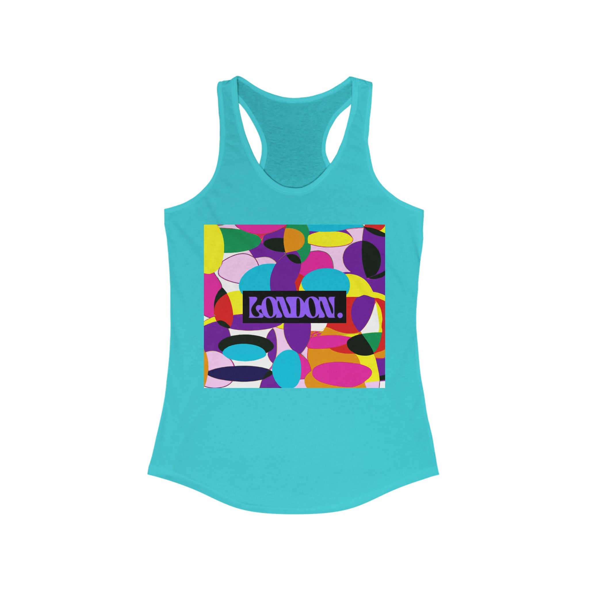 "Groovy Stardust Galaxy" - Racerback Tank Top