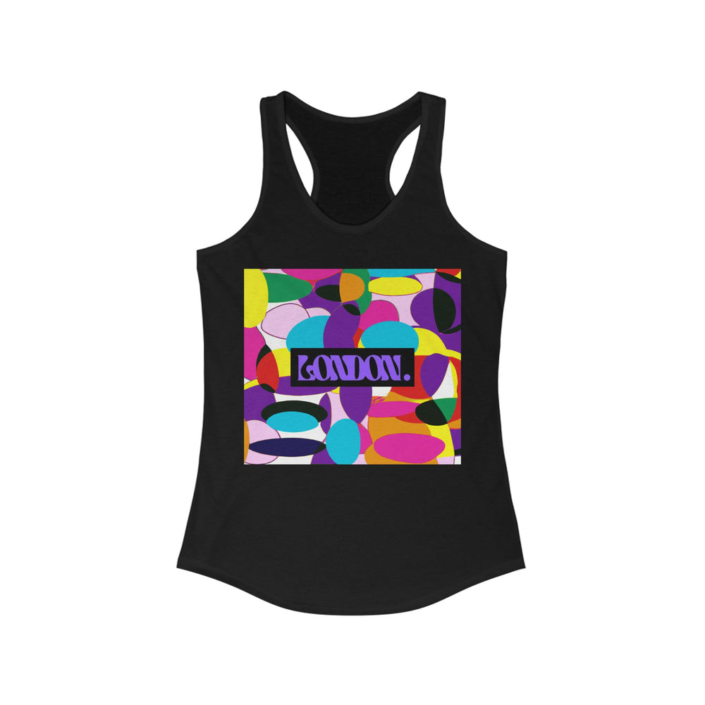 "Groovy Stardust Galaxy" - Racerback Tank Top