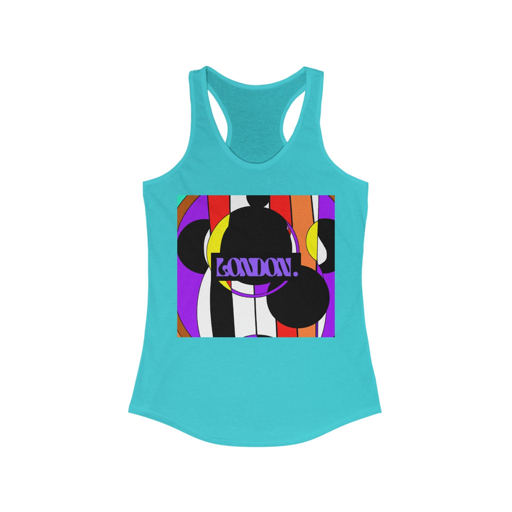"Groovy Gaze" - Racerback Tank Top