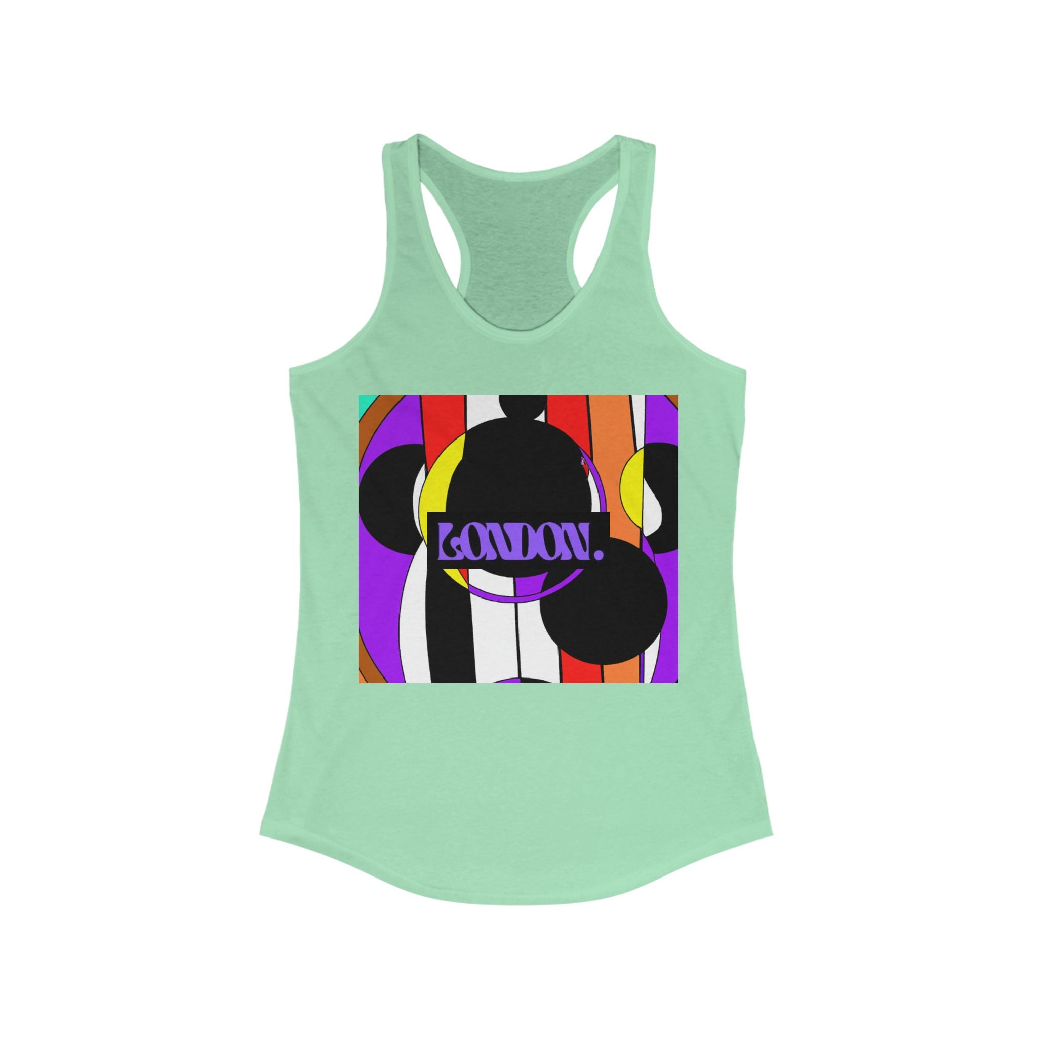 "Groovy Gaze" - Racerback Tank Top