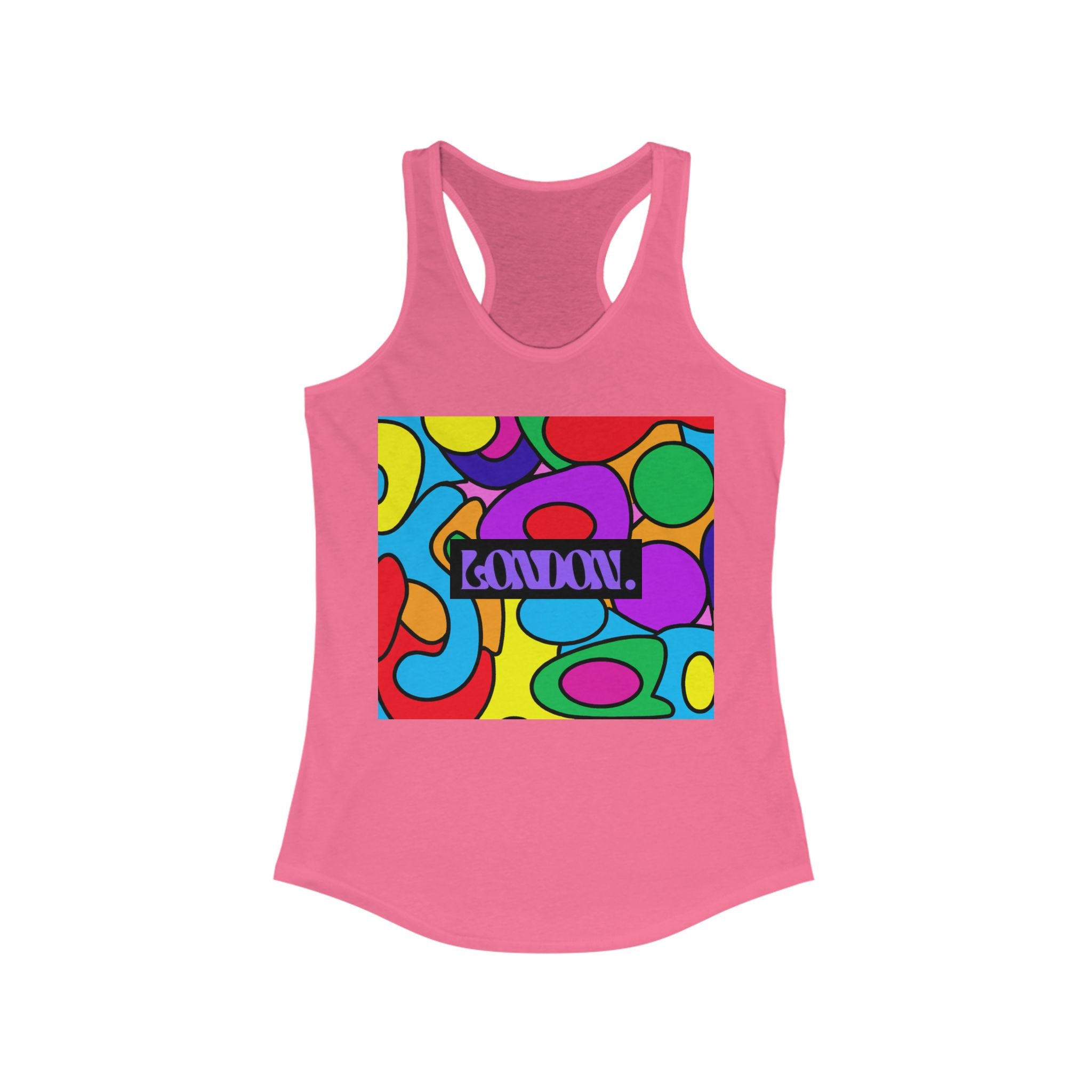 "Groovy Garnet" - Racerback Tank Top