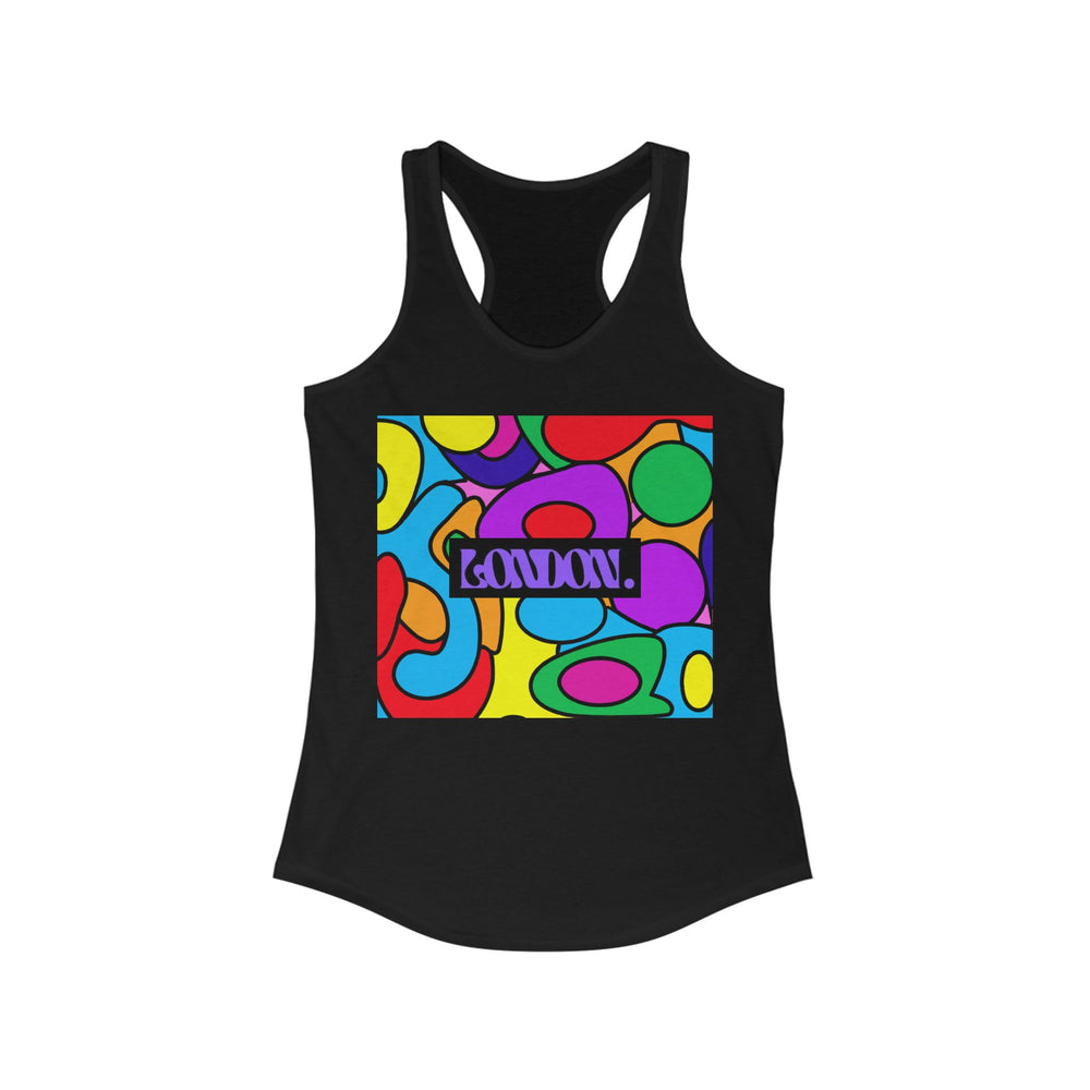 "Groovy Garnet" - Racerback Tank Top