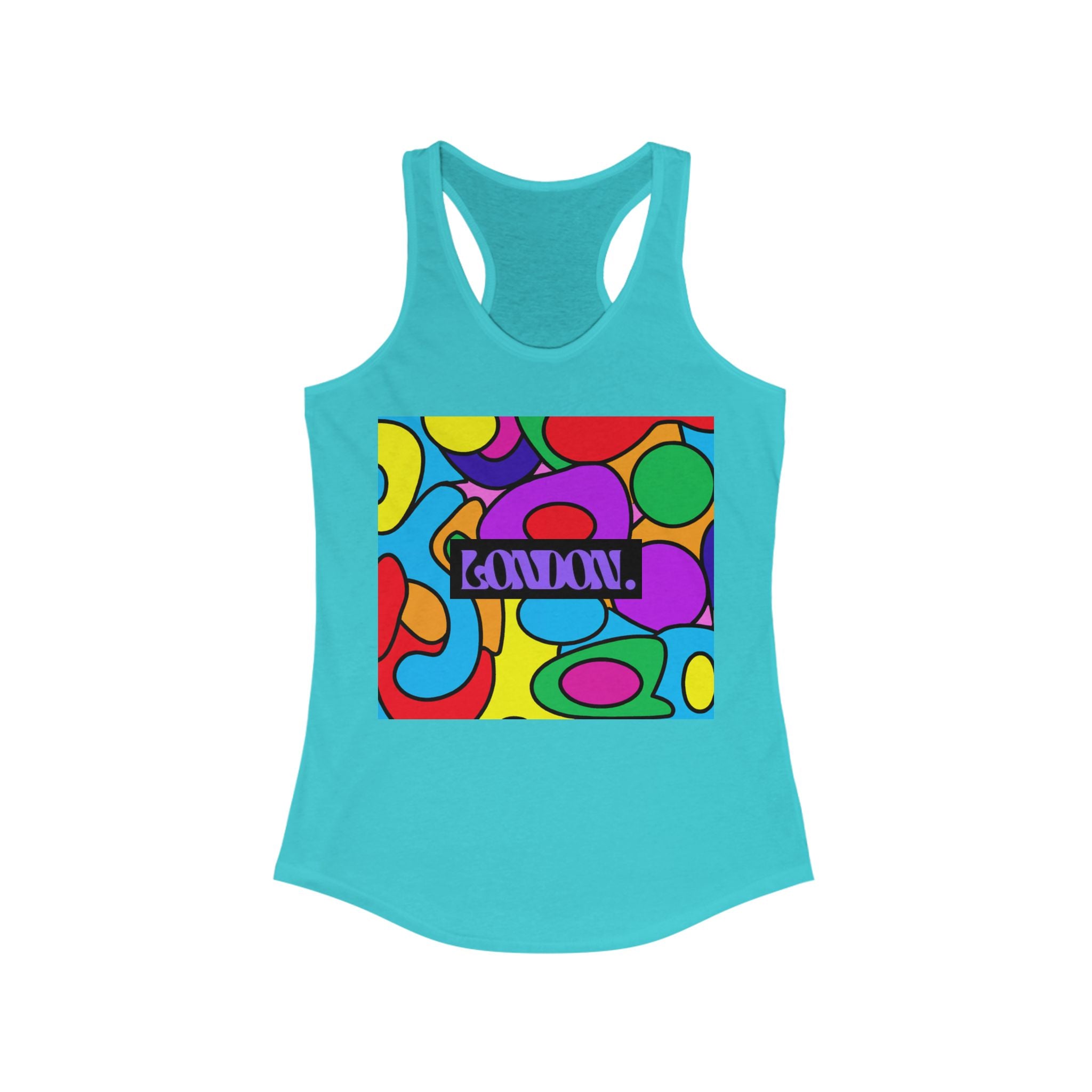 "Groovy Garnet" - Racerback Tank Top