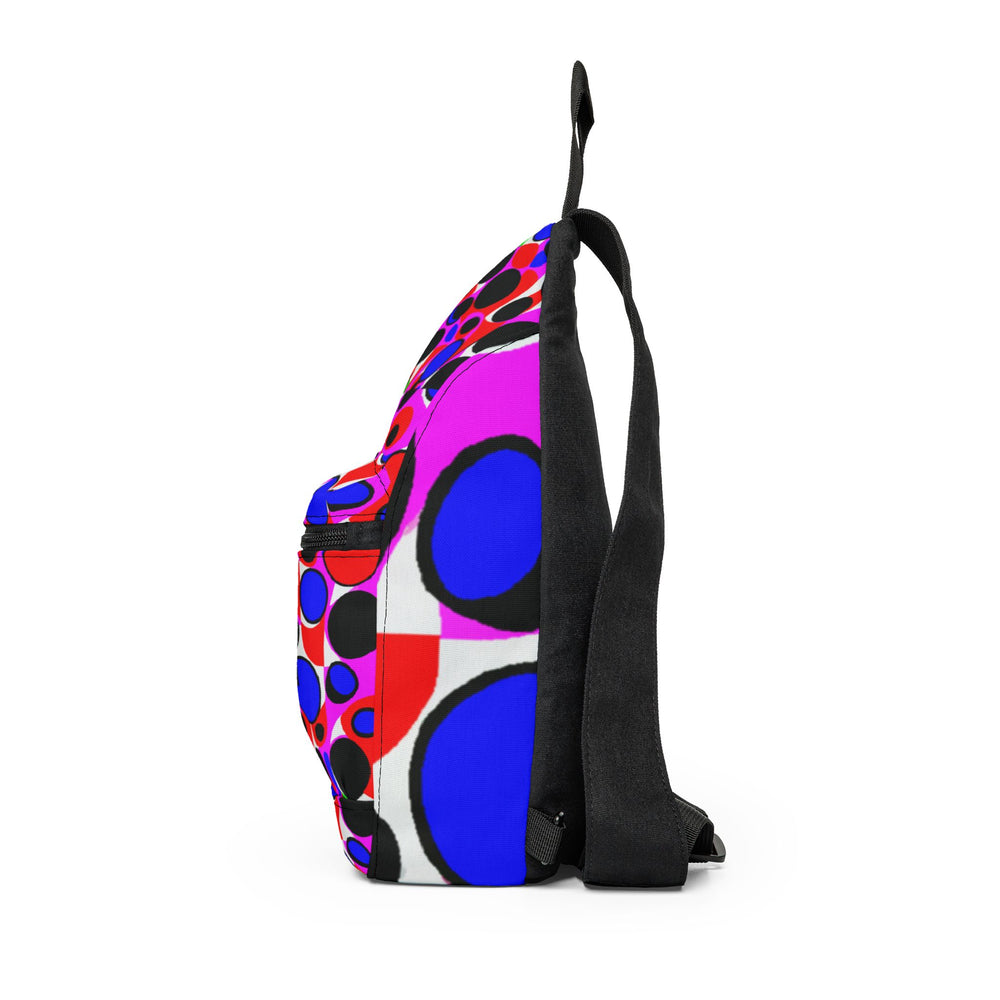 "Groovy Hues by Jasper Stardust" - Sling Bag