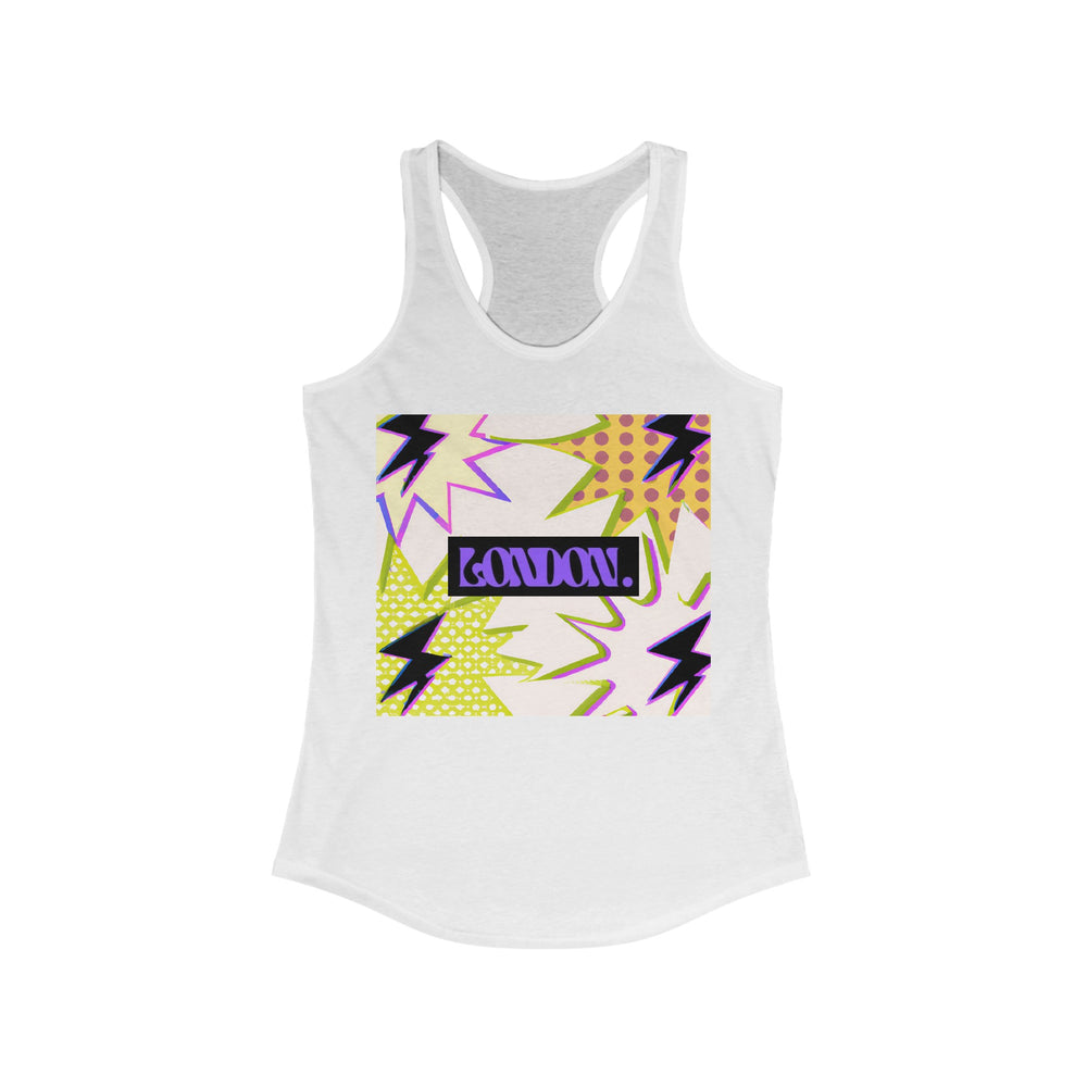 "Groovy Stellar Radiance" - Racerback Tank Top