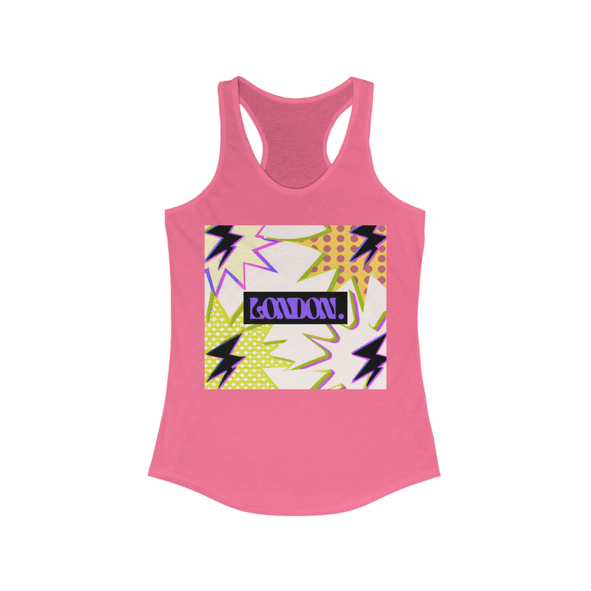 "Groovy Stellar Radiance" - Racerback Tank Top