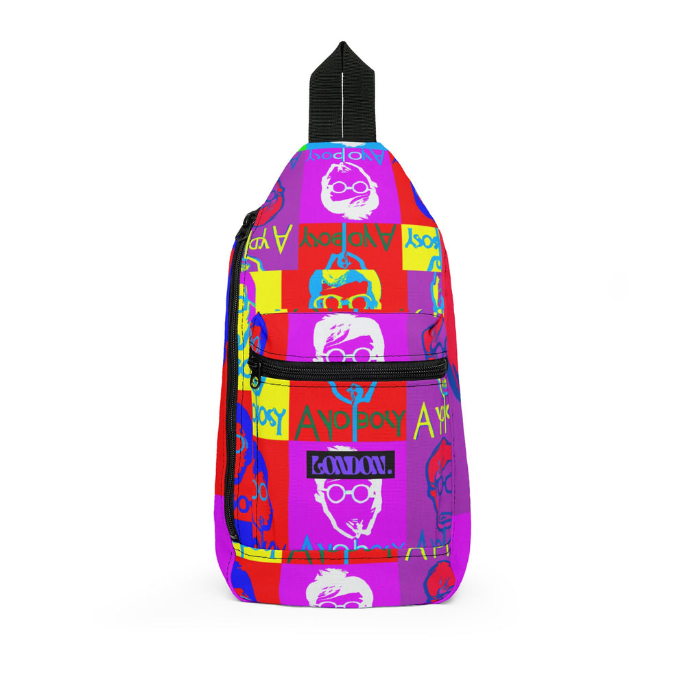 "Groovy Geometrics by Mellow Meadows" - Sling Bag