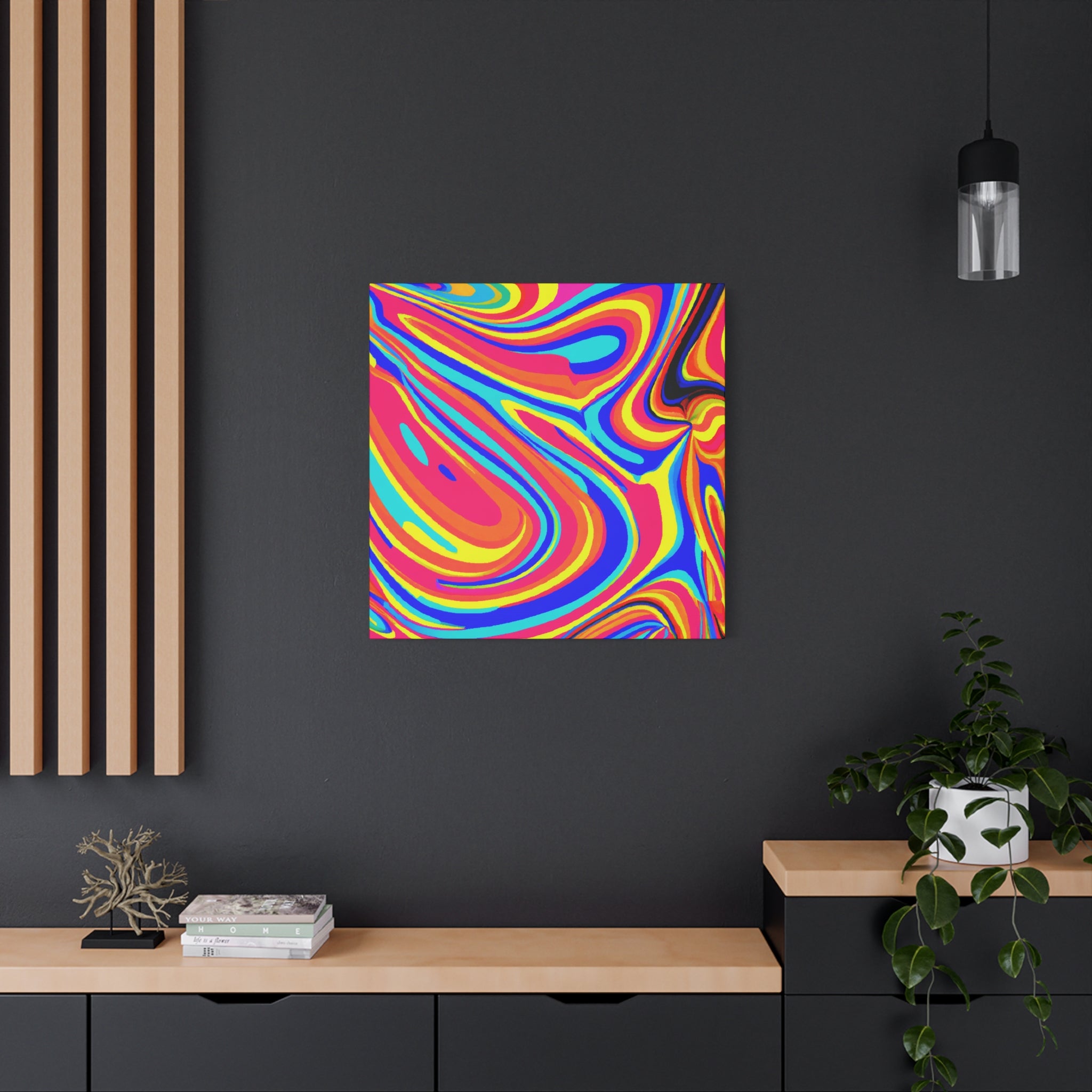Groovy Kaleidoscope - Canvas