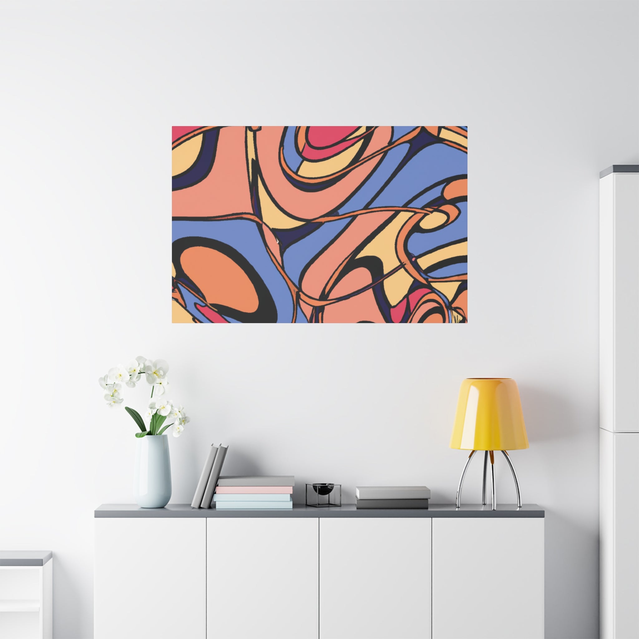 Groovy Kaleidoscope - Canvas