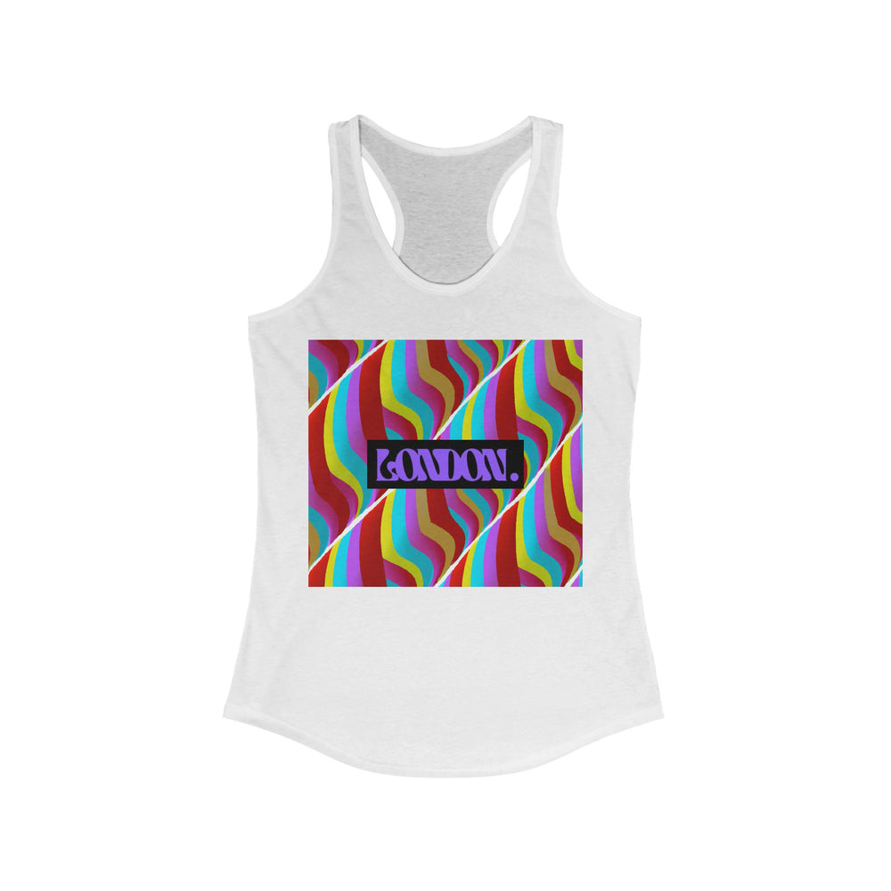 "Kaleidoscope Carousel" - Racerback Tank Top