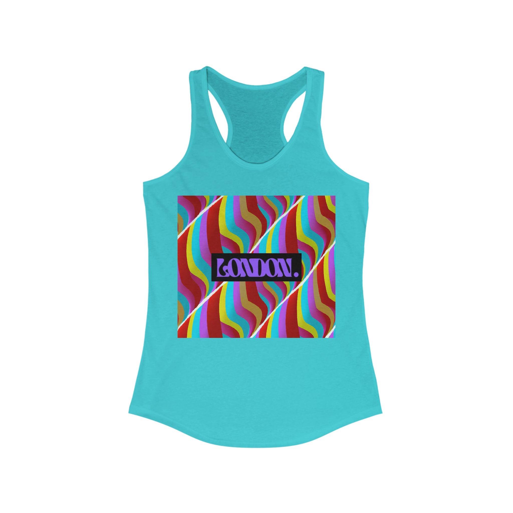 "Kaleidoscope Carousel" - Racerback Tank Top