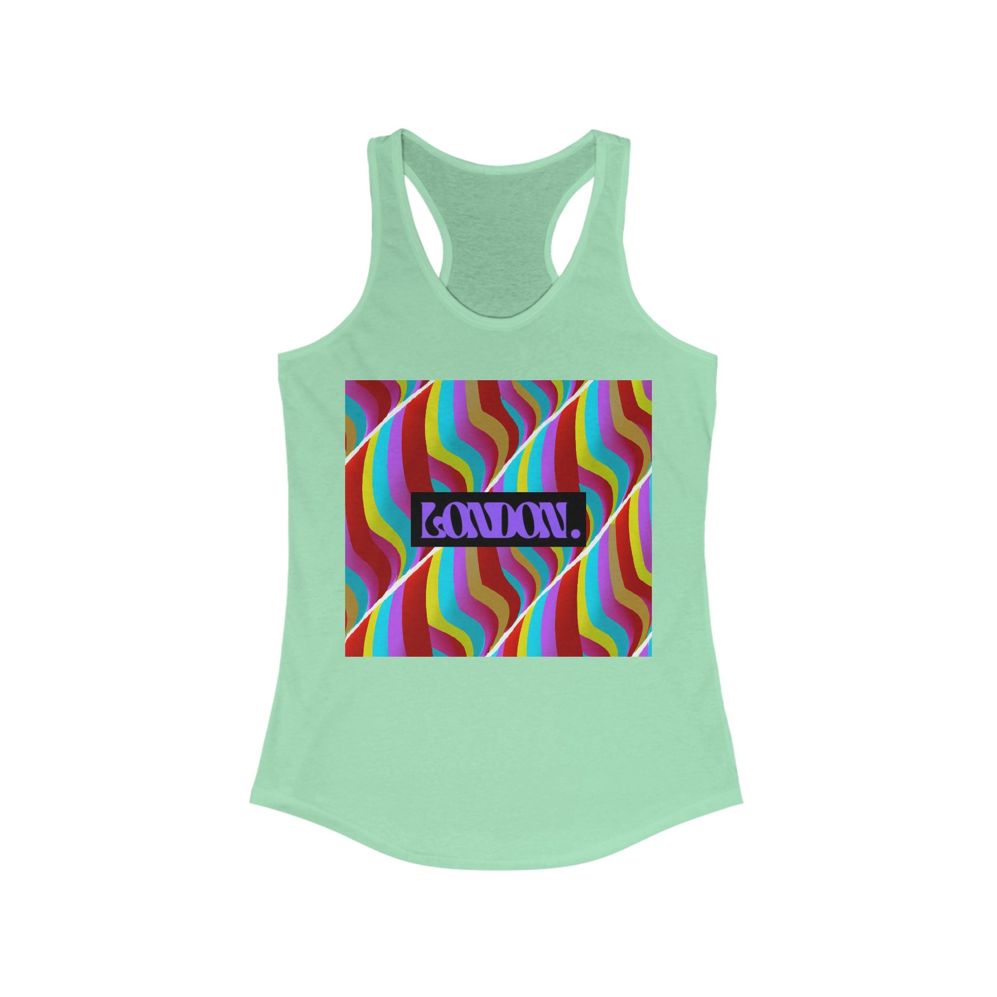 "Kaleidoscope Carousel" - Racerback Tank Top