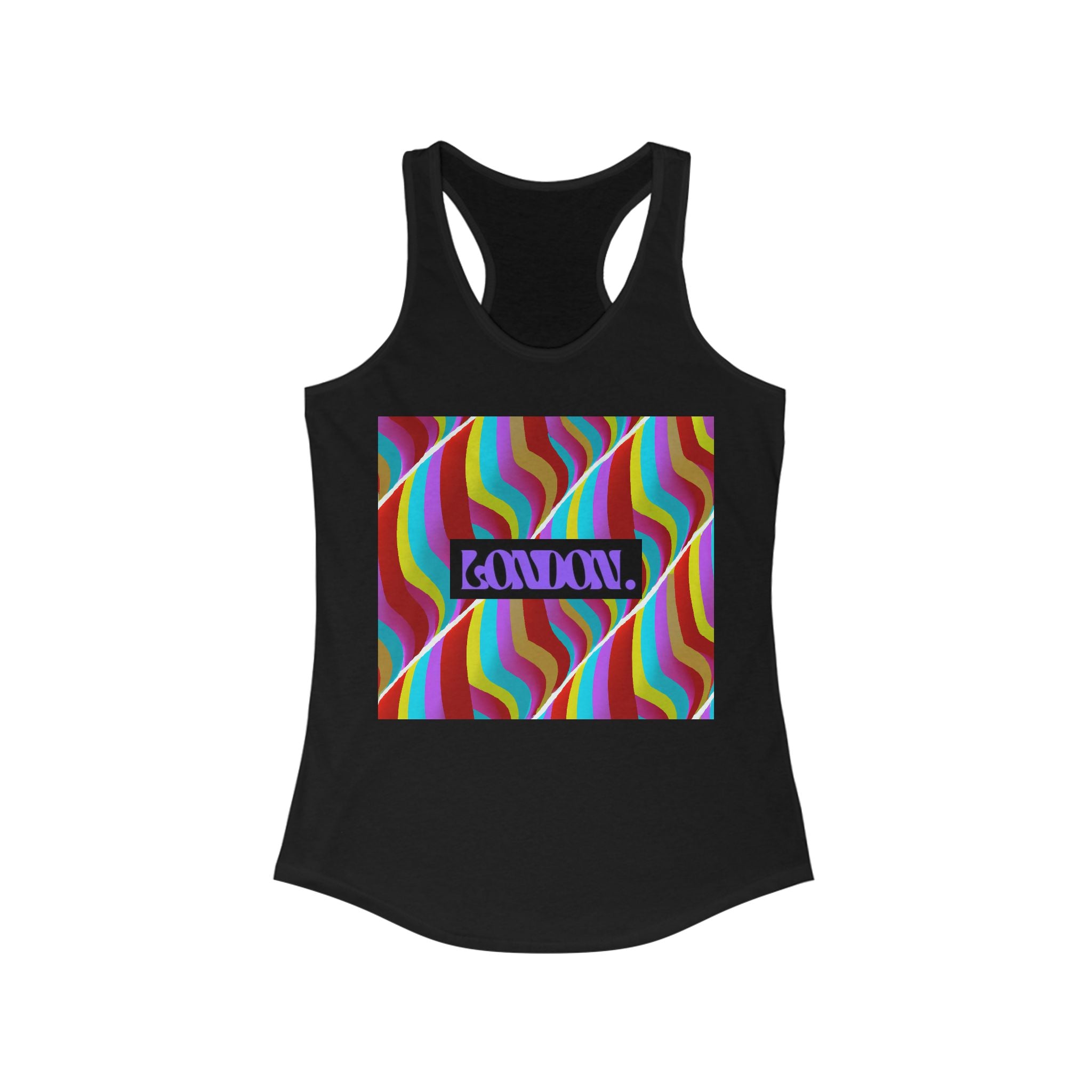 "Kaleidoscope Carousel" - Racerback Tank Top