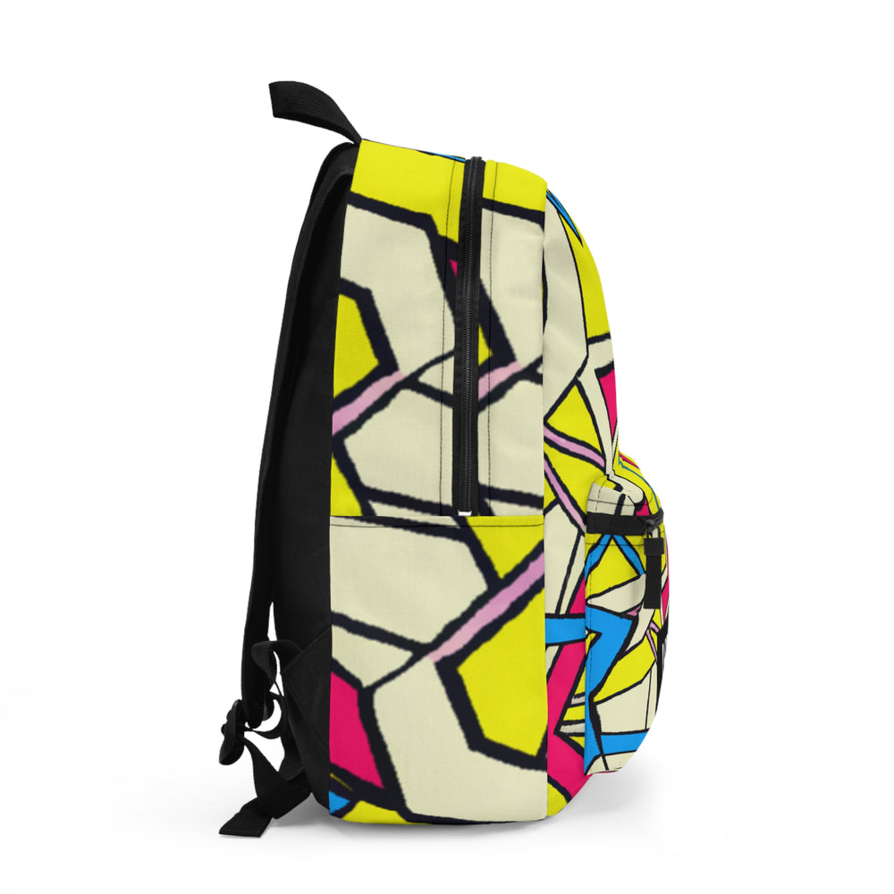 "Groove Galaxy: Vintage Vibes & Pop Art Panache" - Backpack