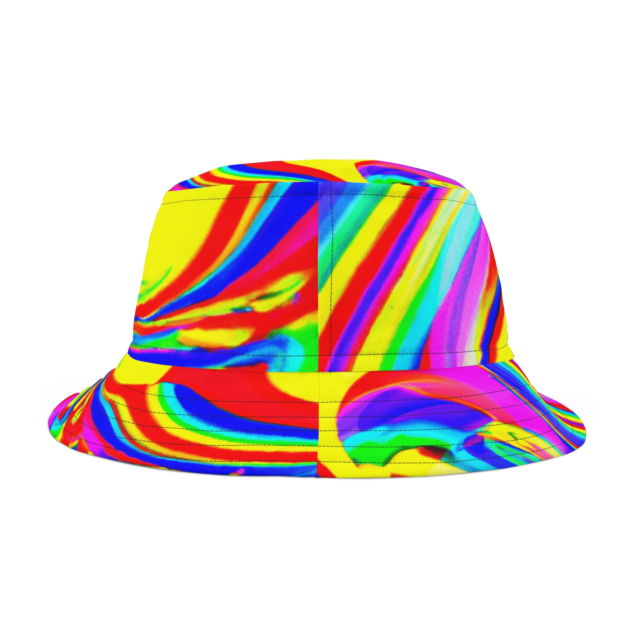 "Groovy Hue Mirage" - Bucket Hat