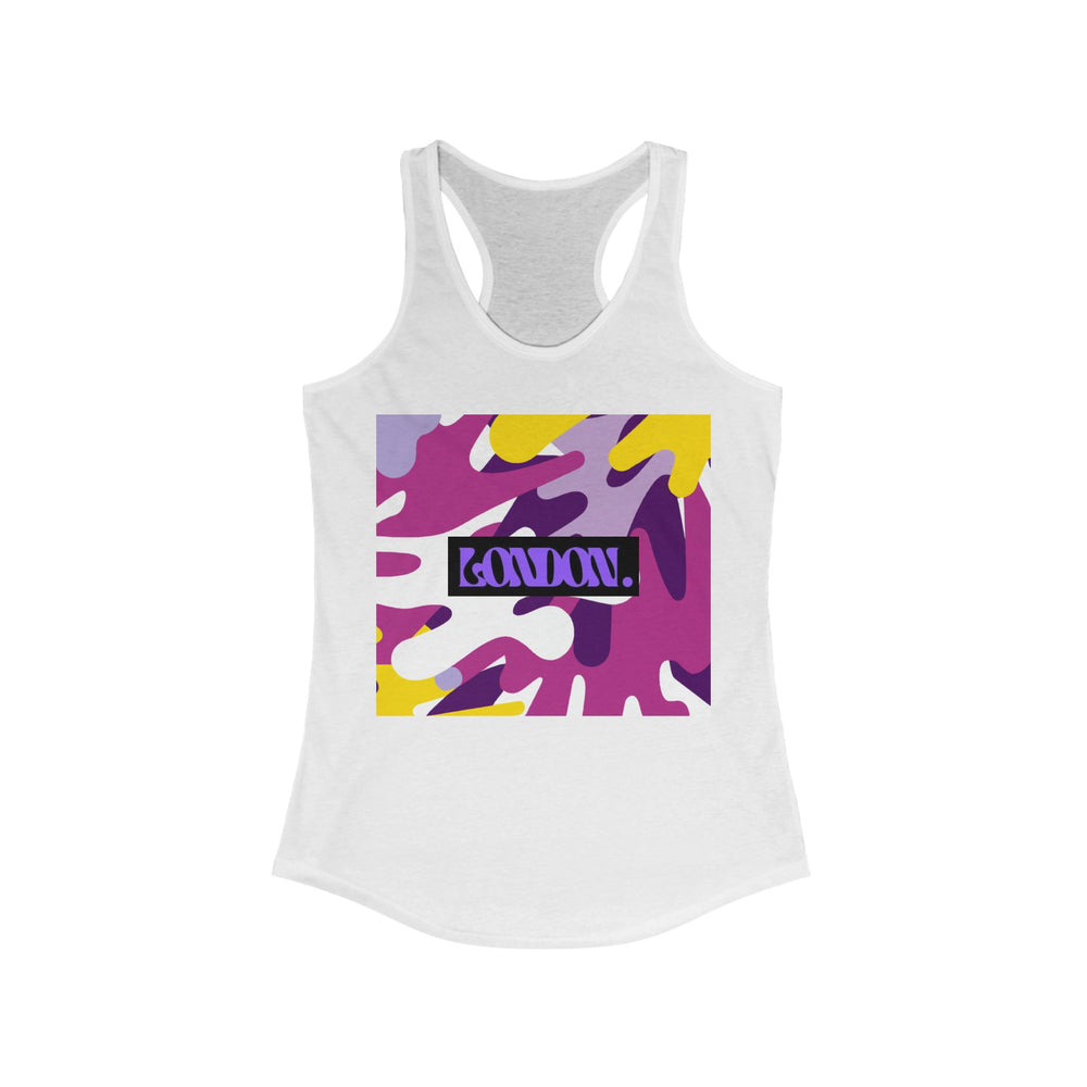 "Jasper Technicolor Dreamscape" - Racerback Tank Top