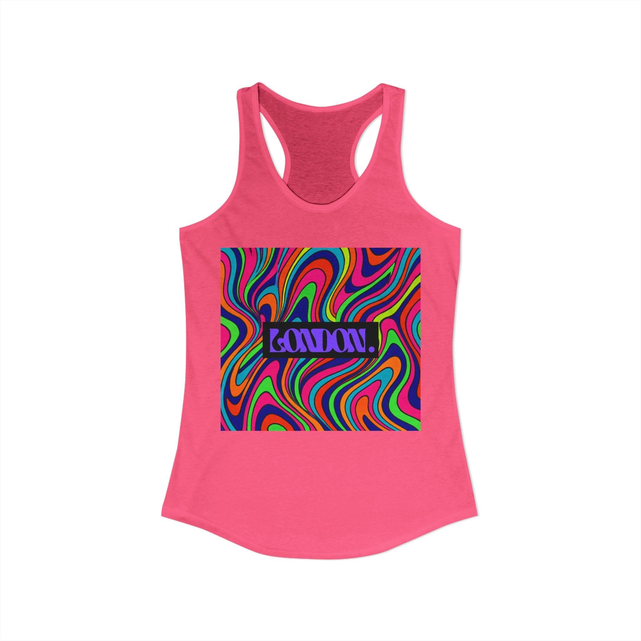 "Kaleidoscope Groove" - Racerback Tank Top