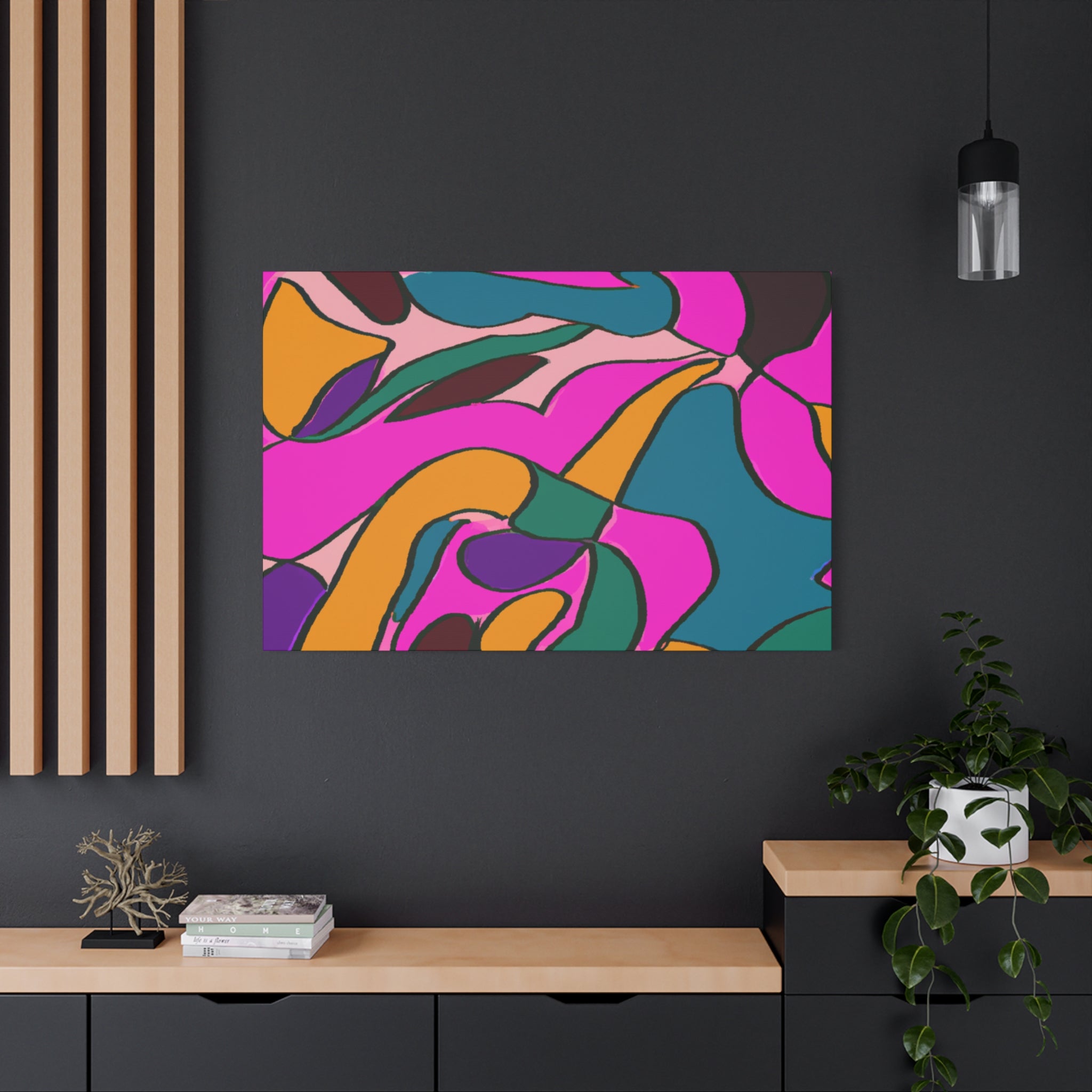 Groovy Kaleidoscope - Canvas