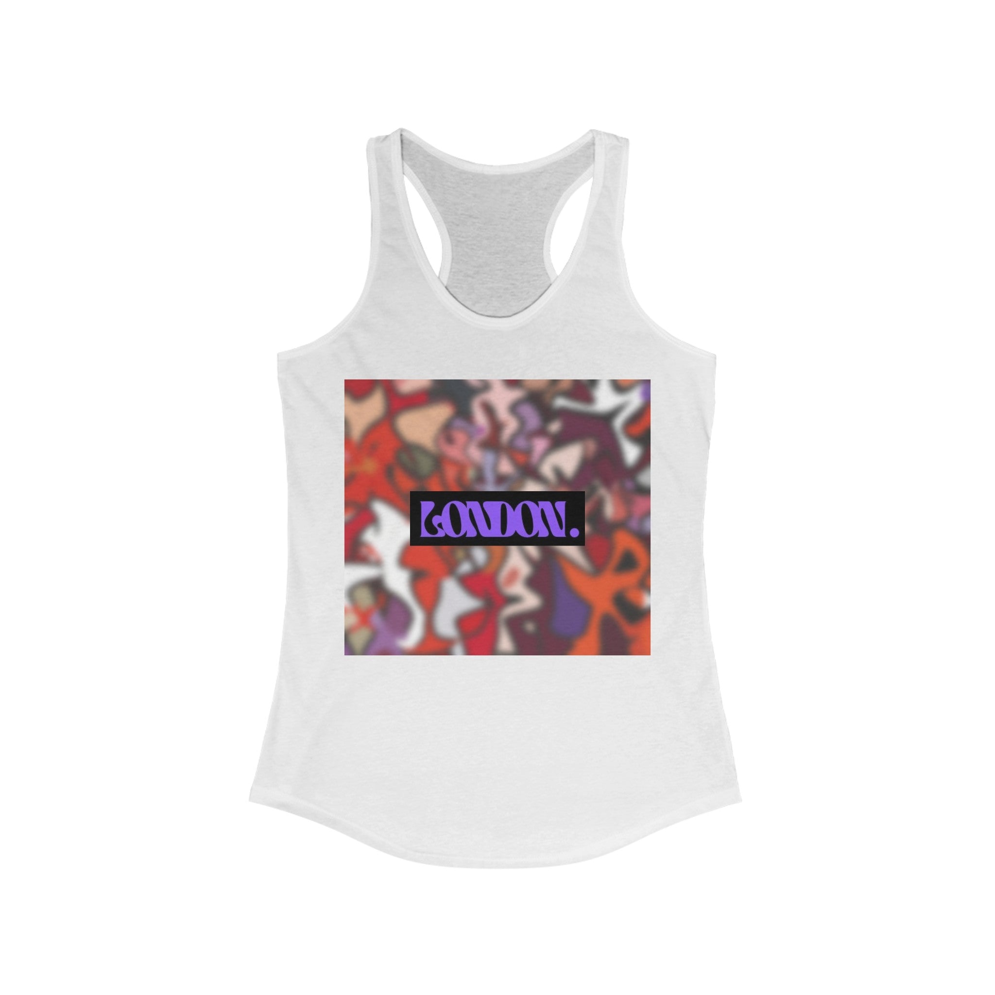 "Kaleidoscope Groove" - Racerback Tank Top