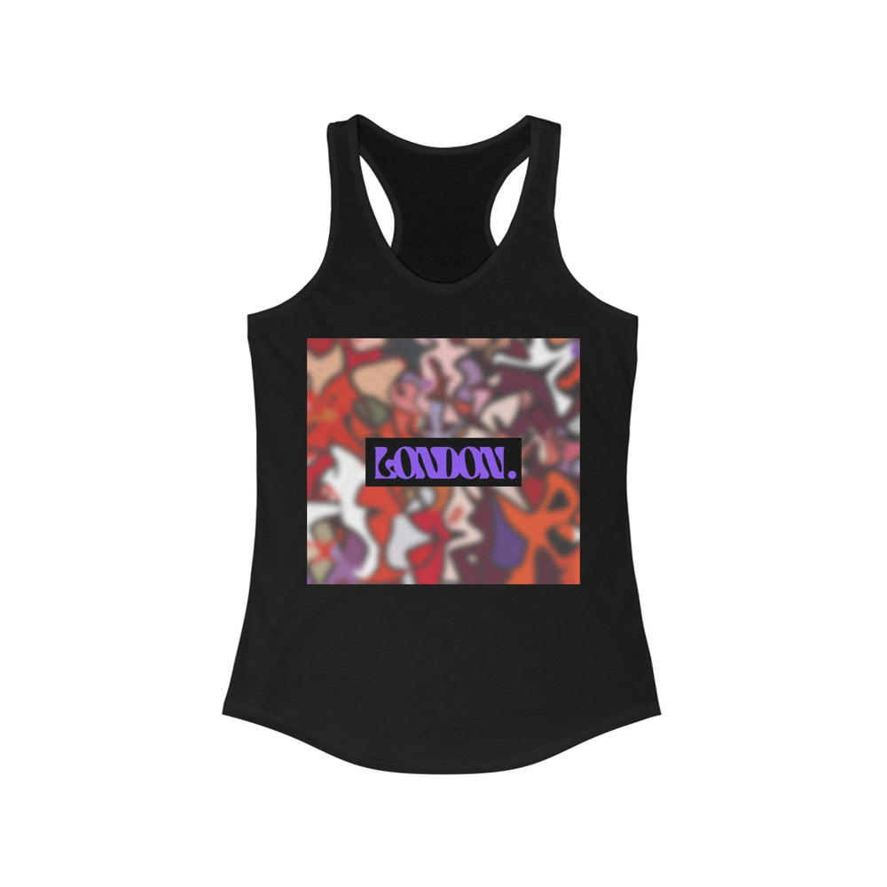 "Kaleidoscope Groove" - Racerback Tank Top