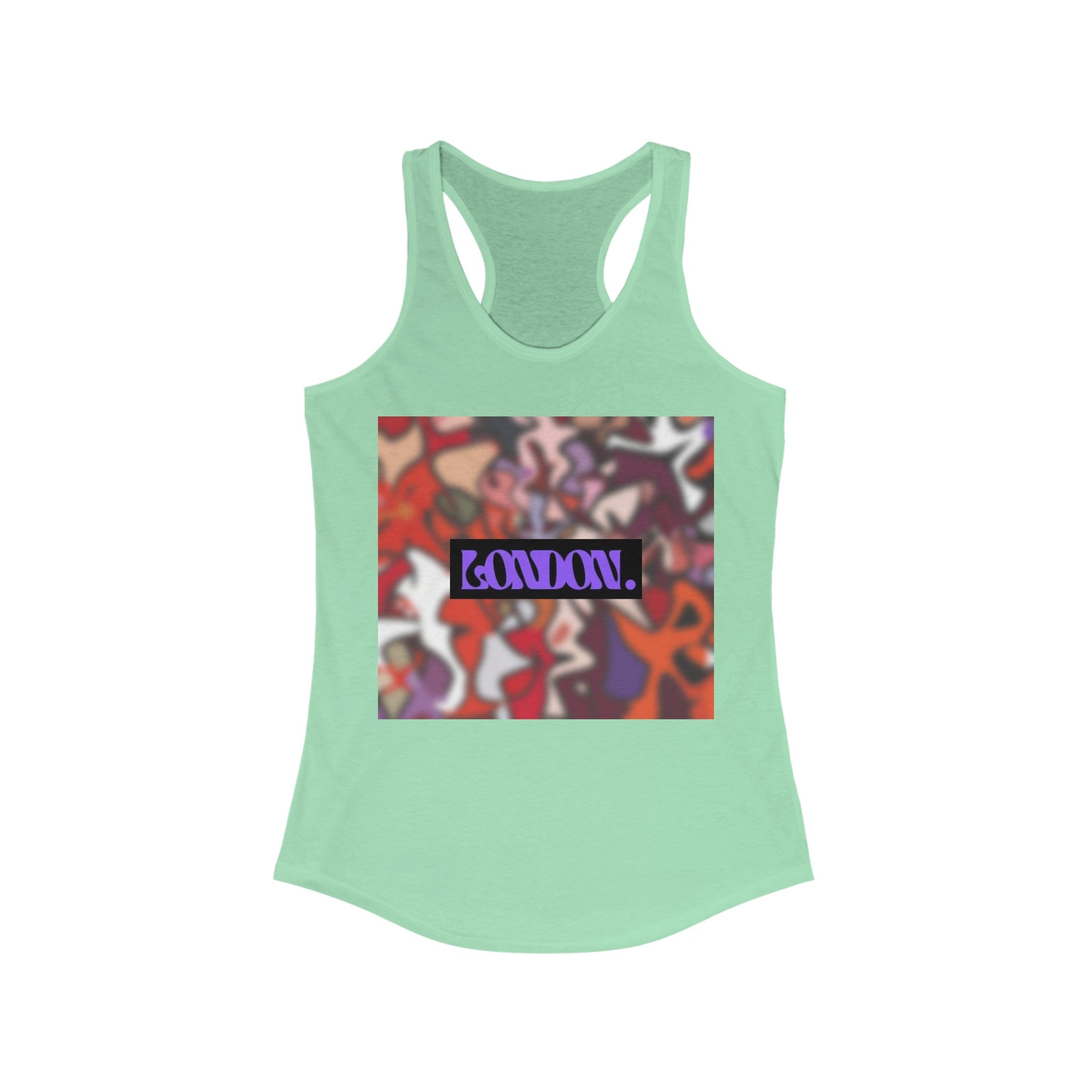 "Kaleidoscope Groove" - Racerback Tank Top