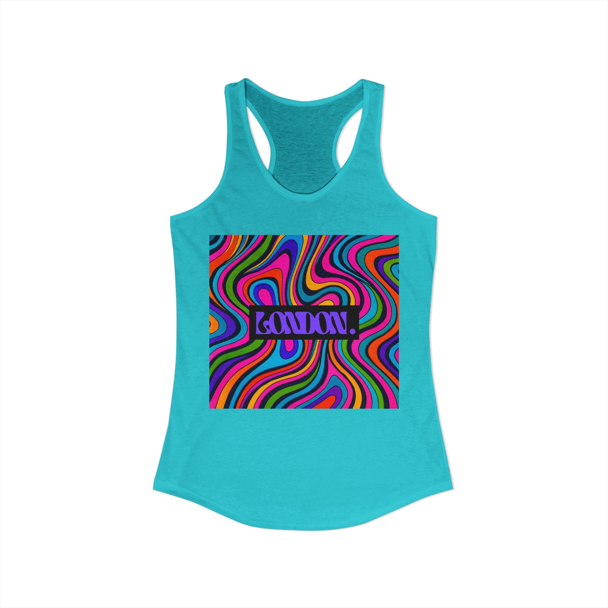 "Velvet Kaleidoscope" - Racerback Tank Top