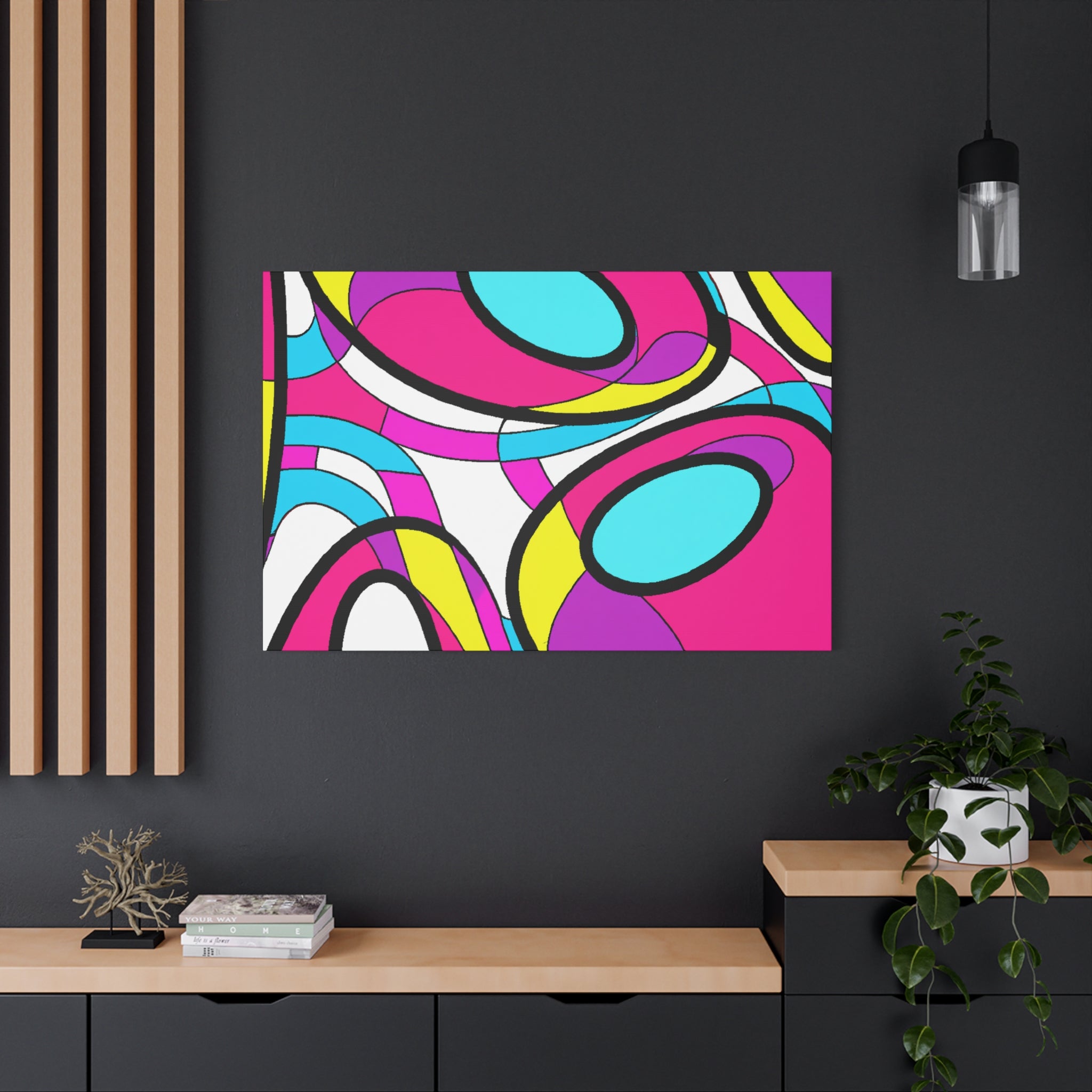 Groovy Kaleidoscope - Canvas
