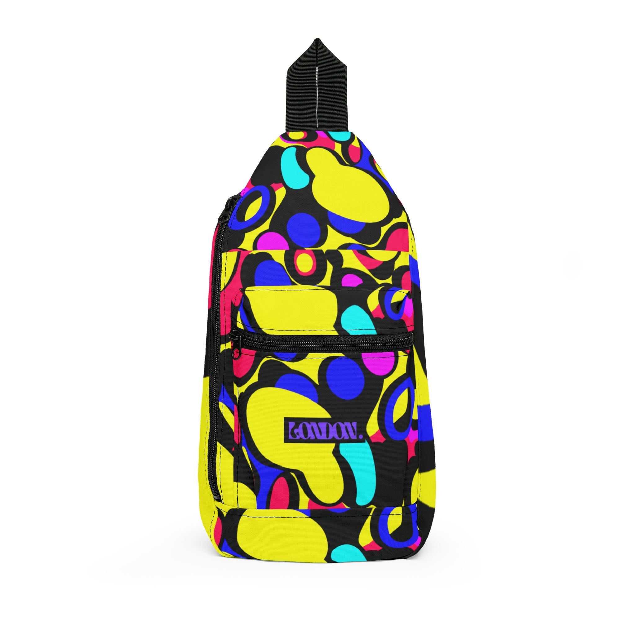 "Groovy Mirage: A Psychedelic Emporium" - Sling Bag