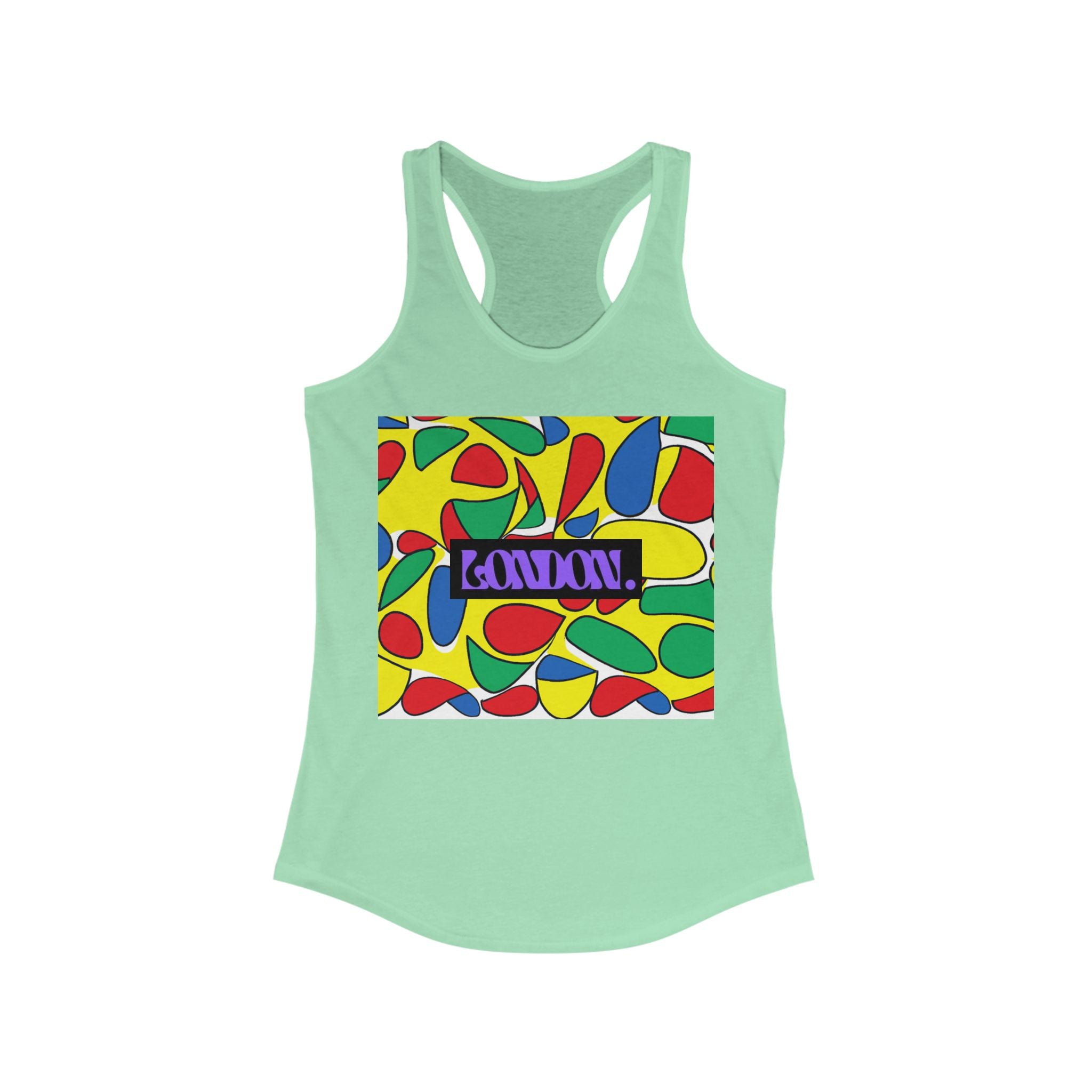 "Groovy Spectrum" - Racerback Tank Top