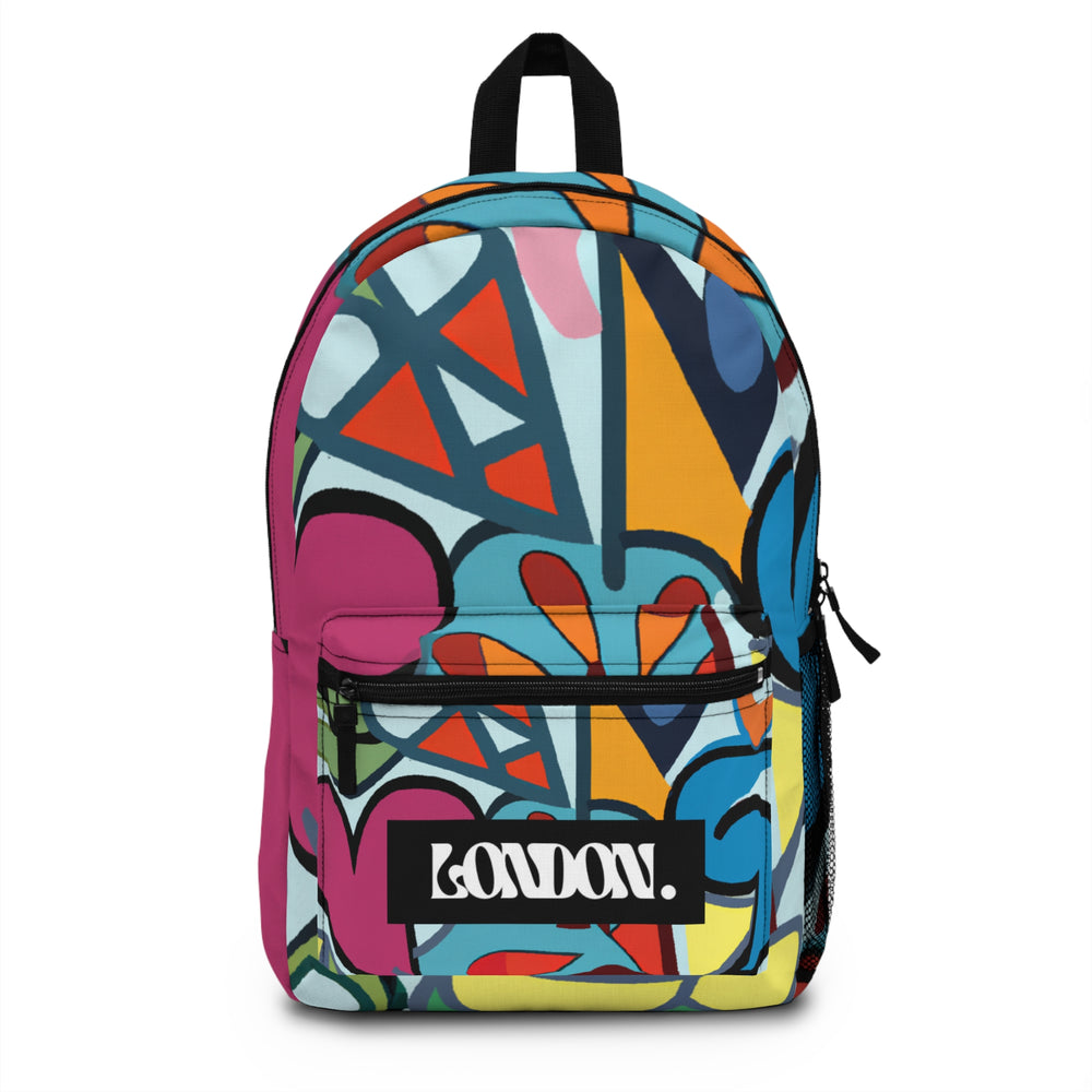 "Hippie Harmony Retro Radiance" - Backpack