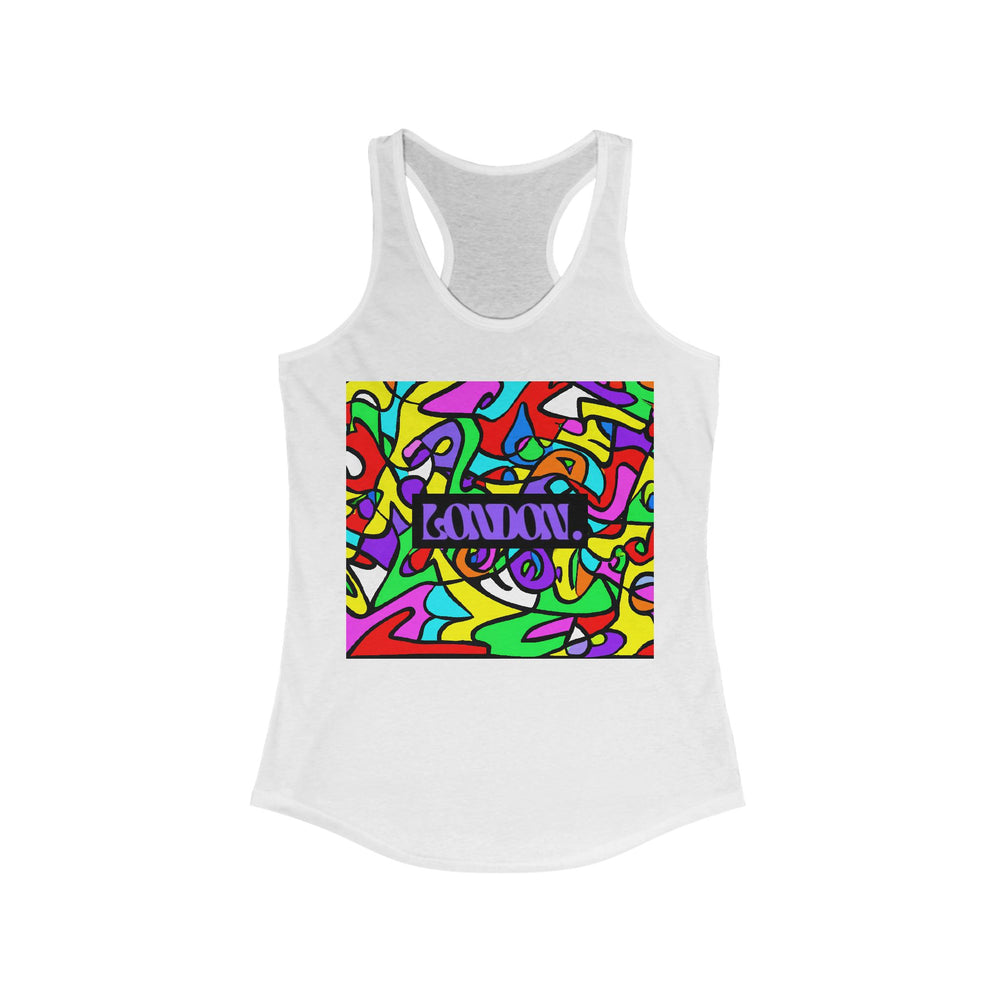 "Kaleidoscope Grooves" - Racerback Tank Top