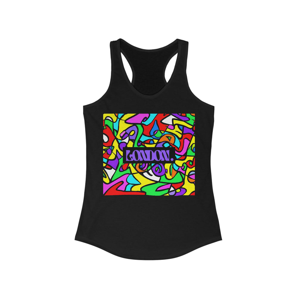 "Kaleidoscope Grooves" - Racerback Tank Top