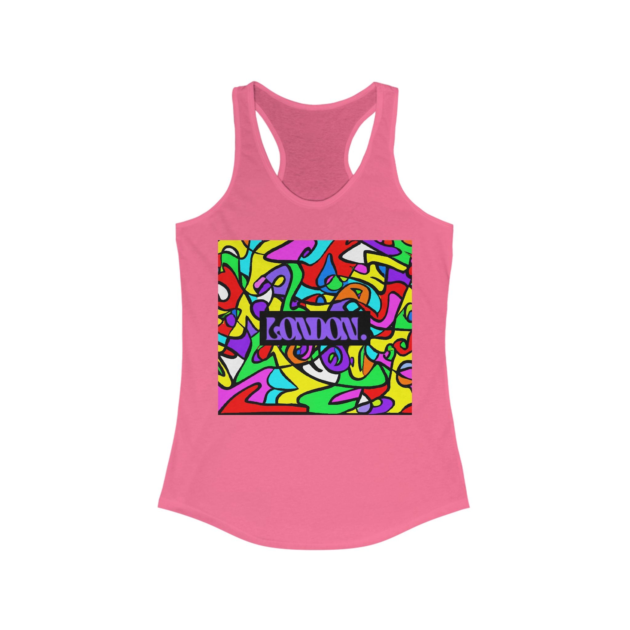 "Kaleidoscope Grooves" - Racerback Tank Top