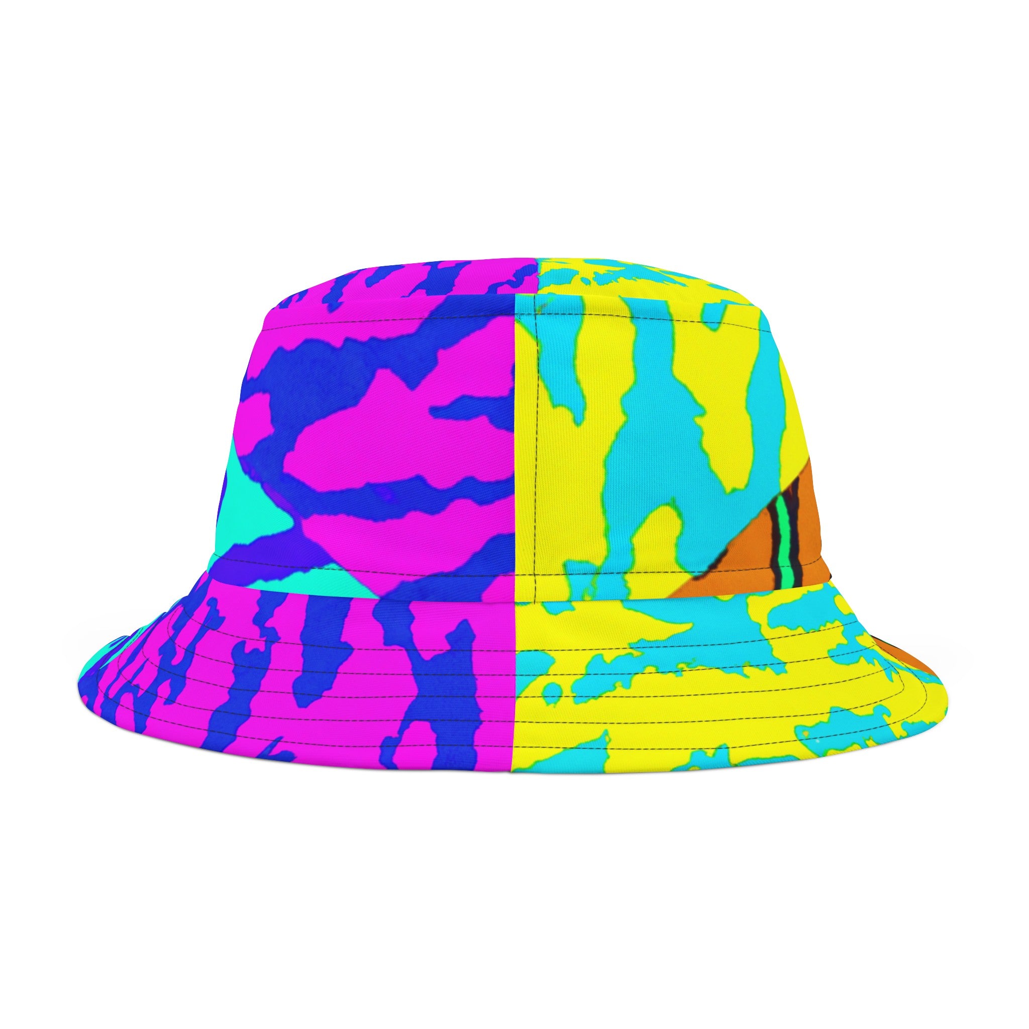 Kaleidoscope Kitty - Bucket Hat