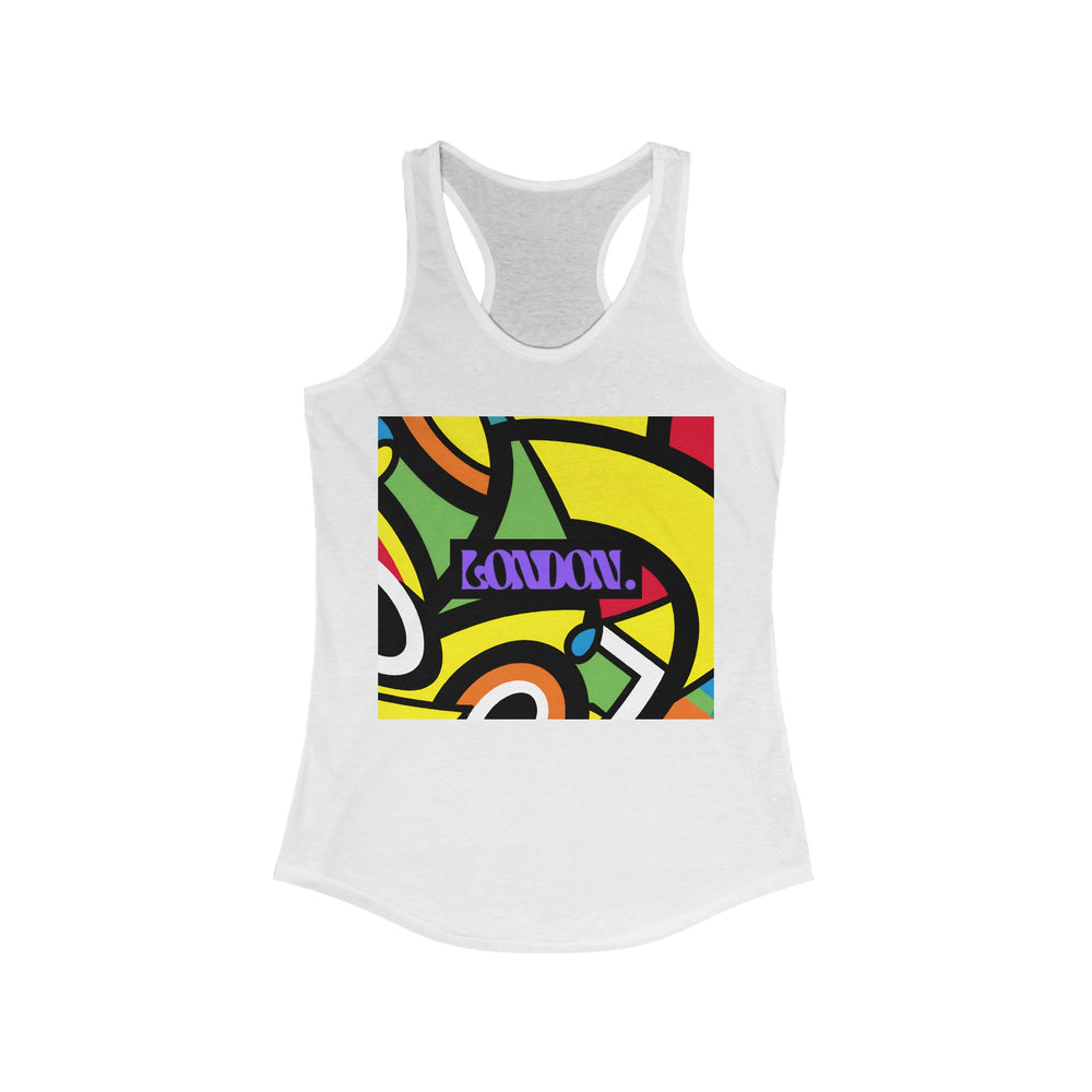 Peaches Sunflower - Racerback Tank Top