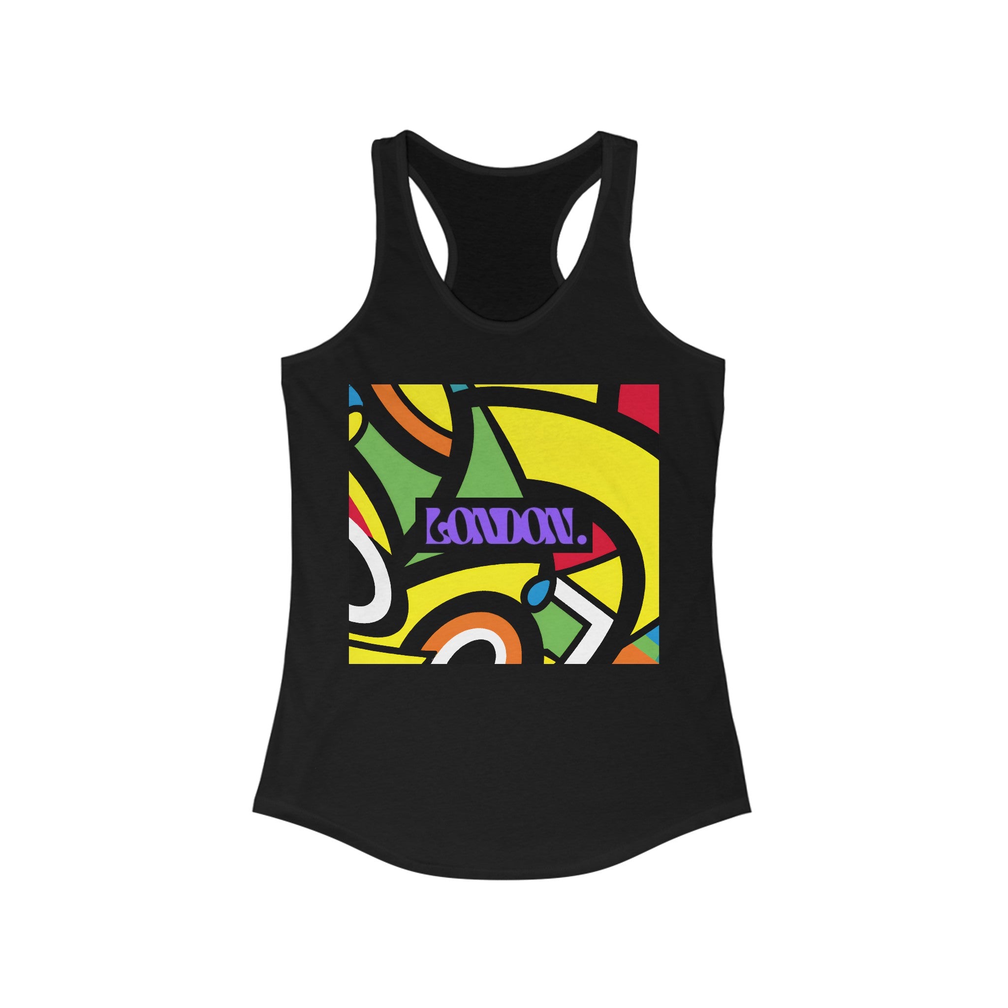 Peaches Sunflower - Racerback Tank Top