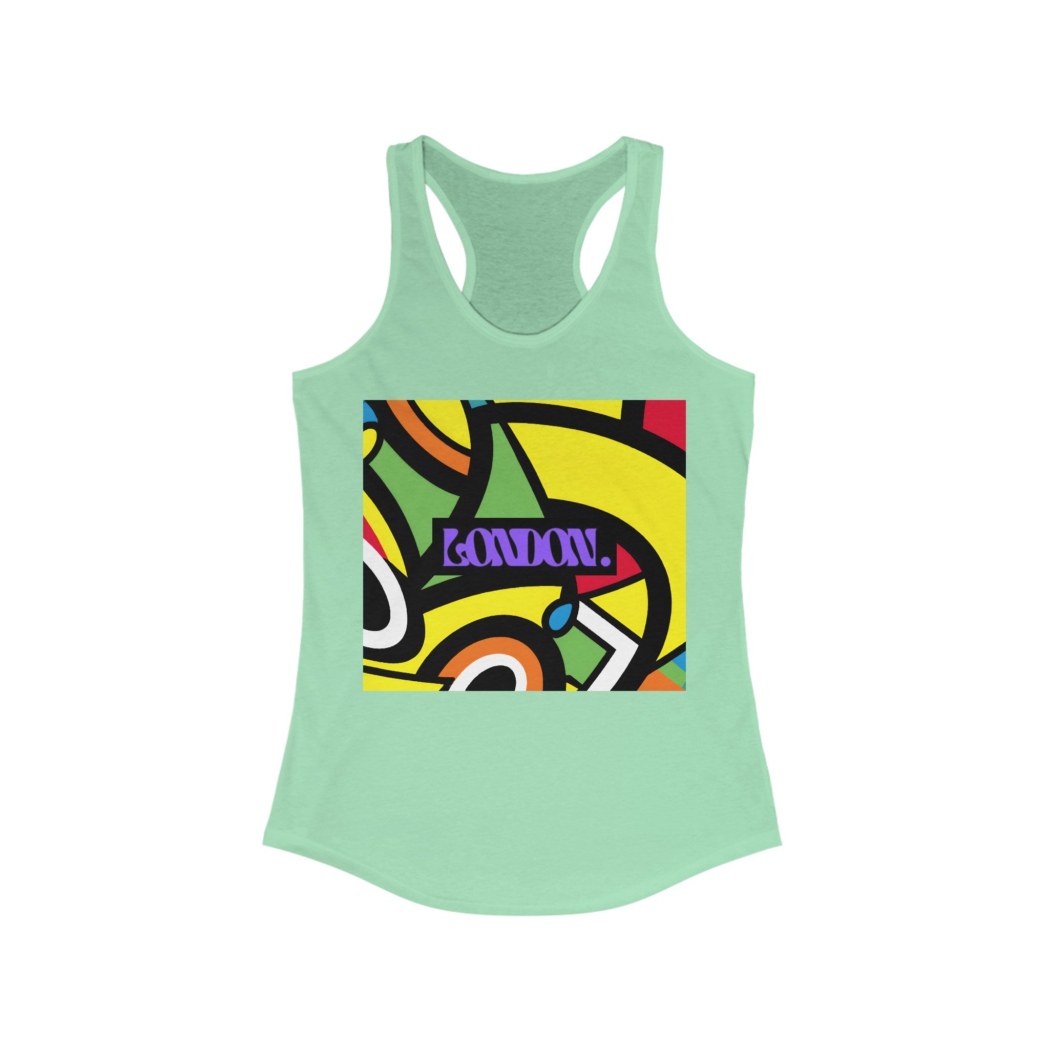 Peaches Sunflower - Racerback Tank Top