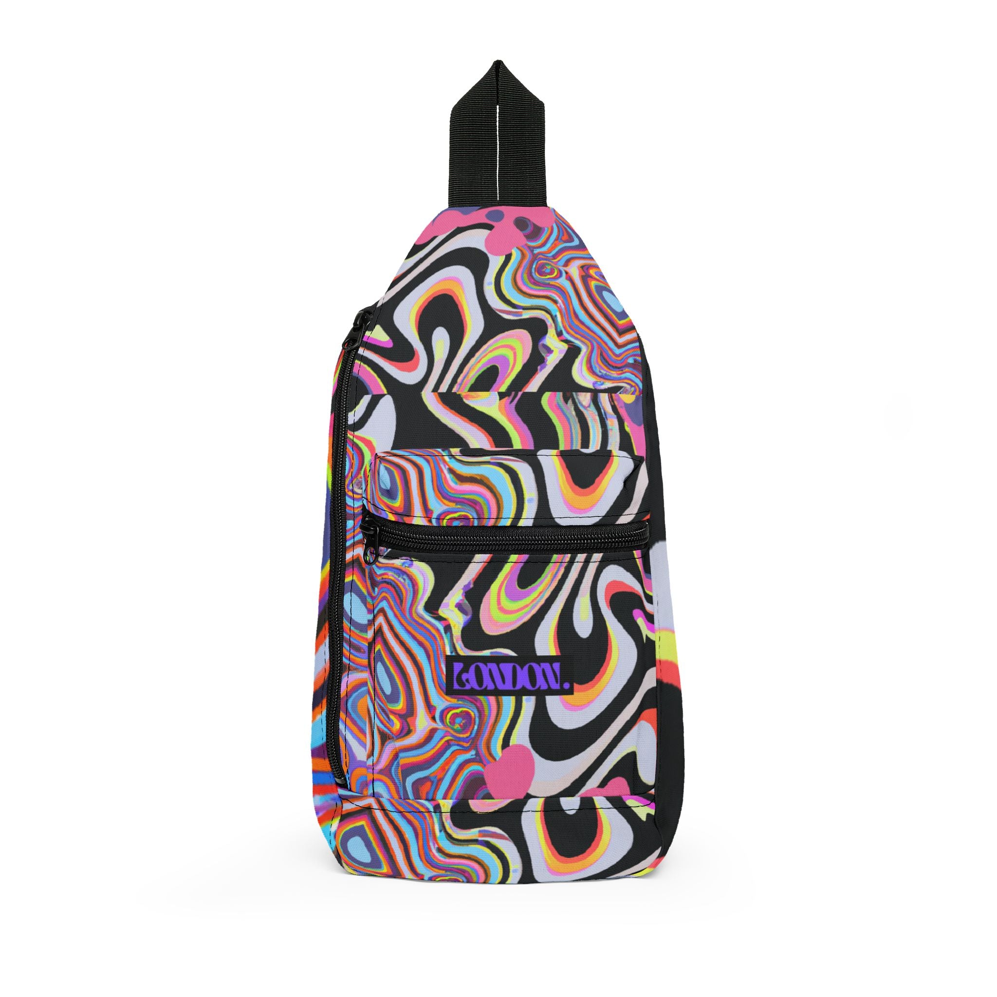 "Kaleidoscopic Haze" - Sling Bag