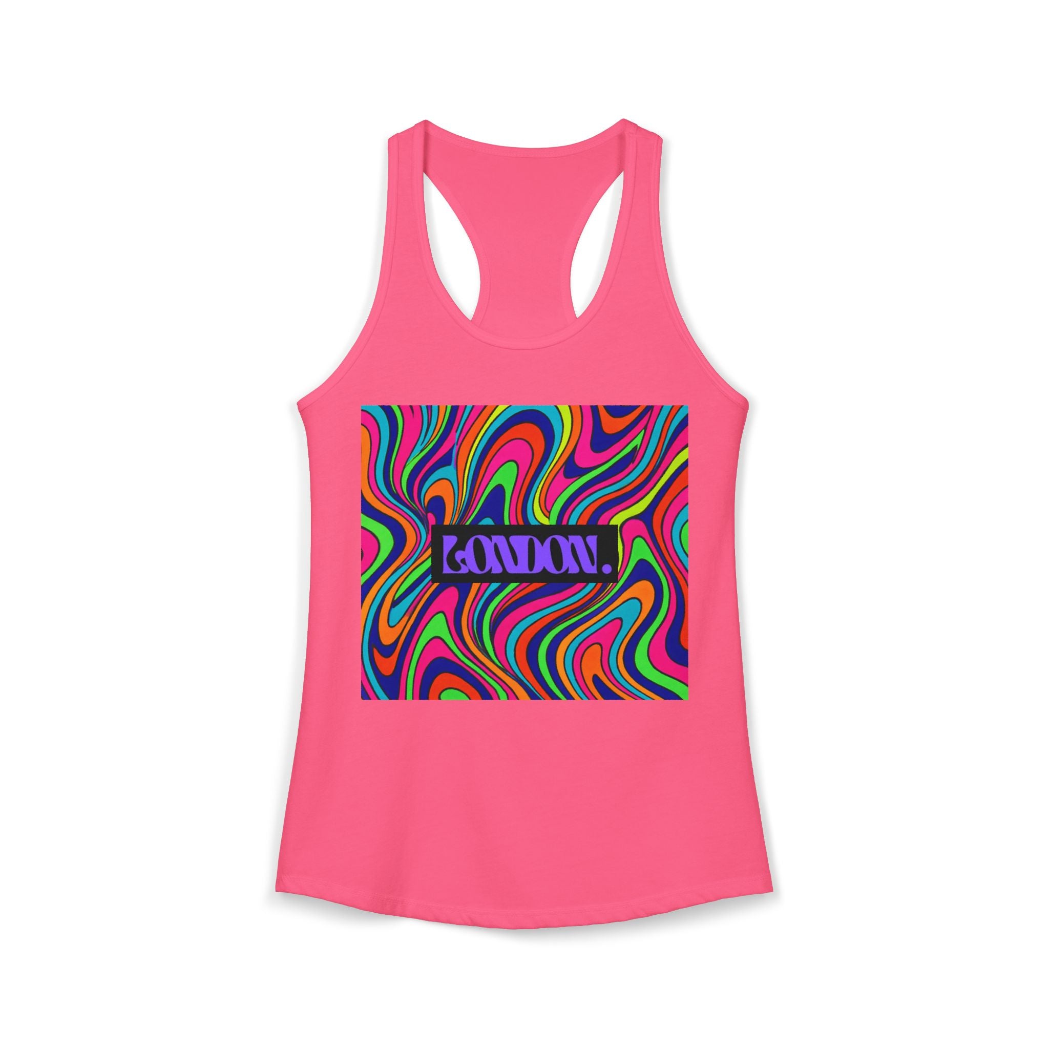 "Kaleidoscope Groove" - Racerback Tank Top