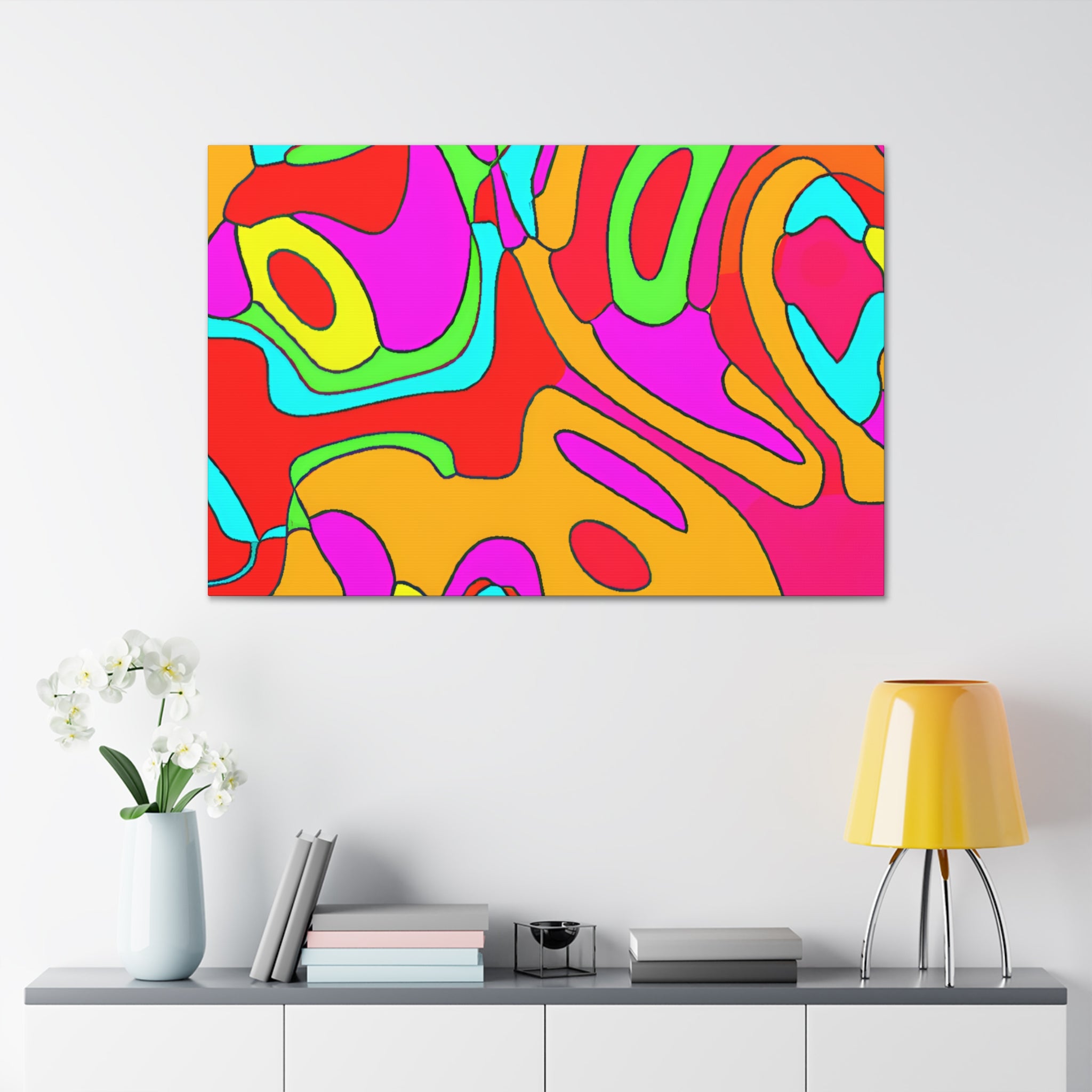 Groovy Kaleidoscope - Canvas