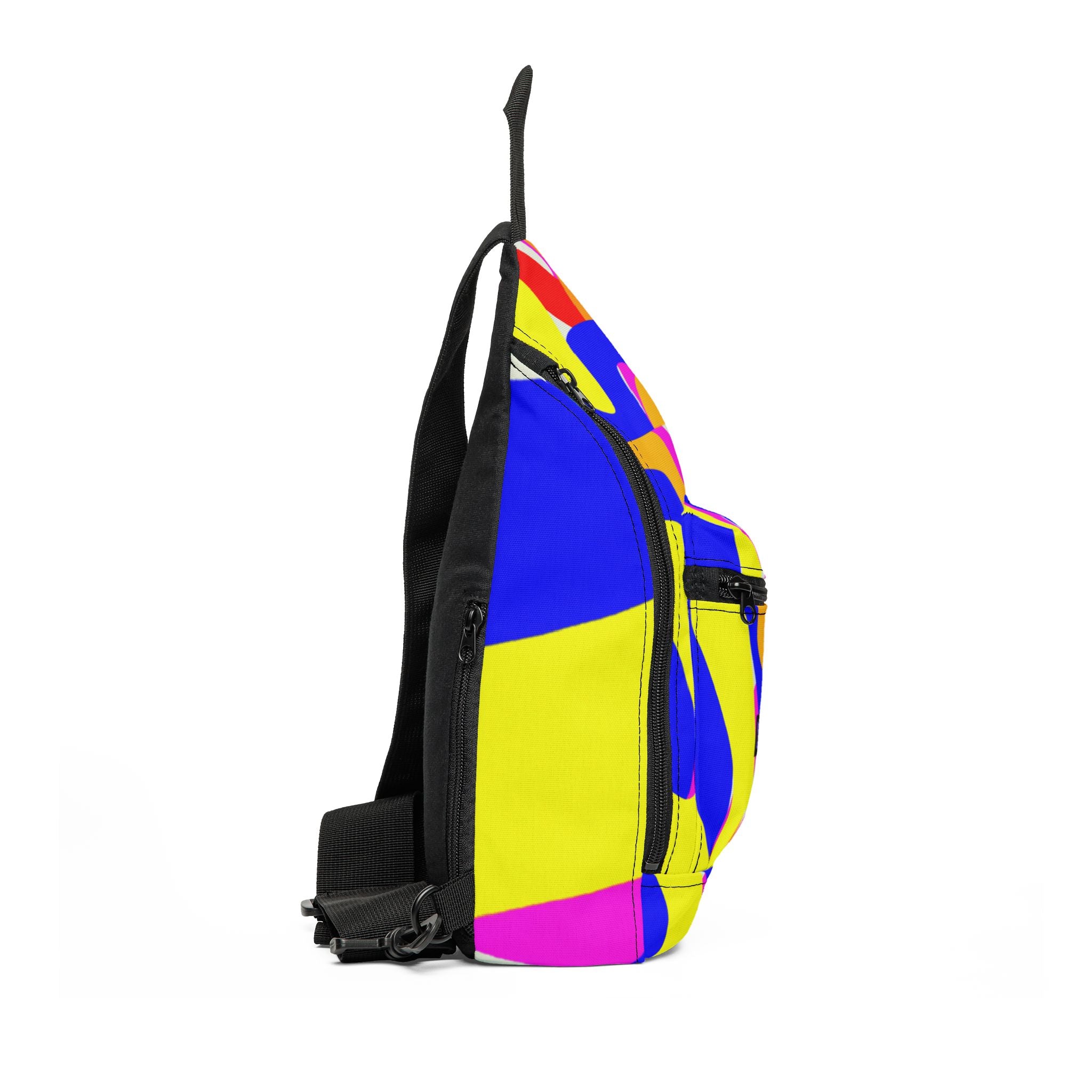 "Hippie Hues & Groovy Tubes" - Sling Bag