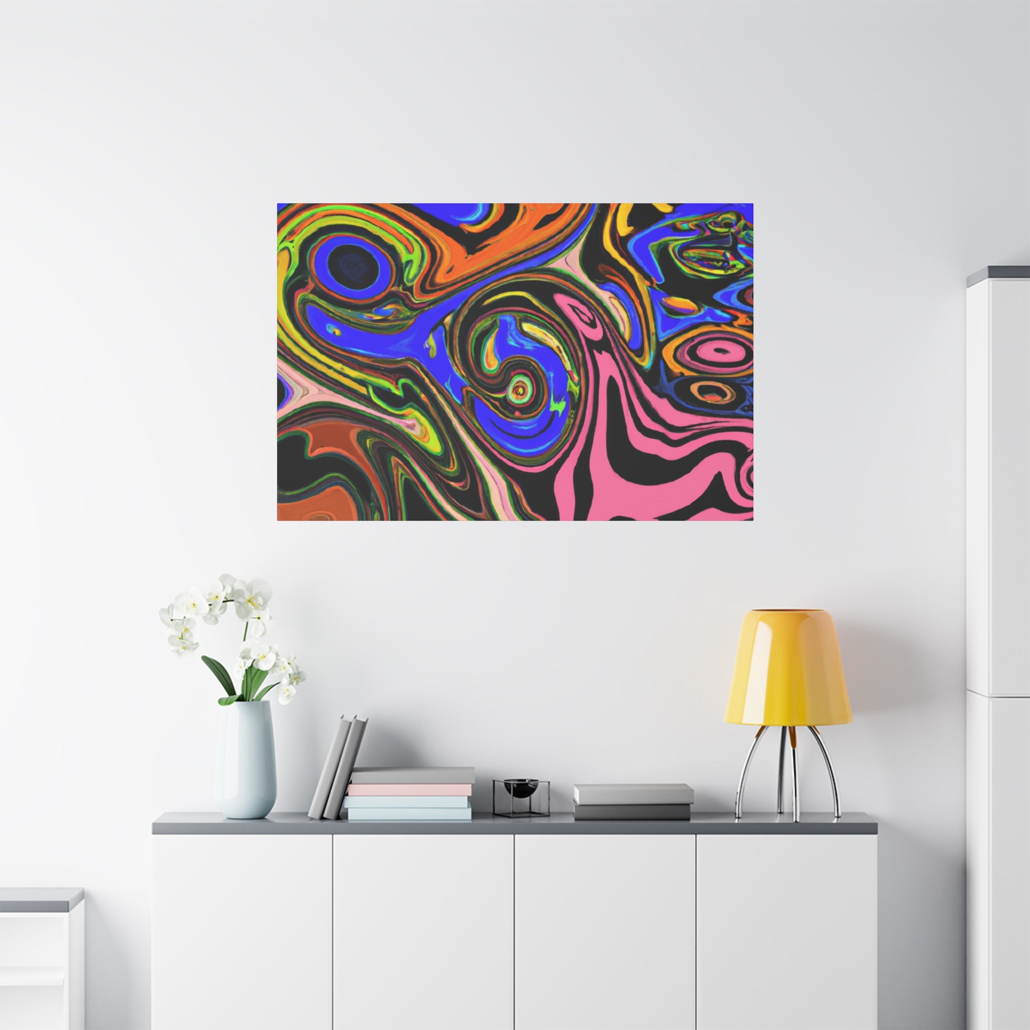 Groovy Kaleidoscope - Canvas